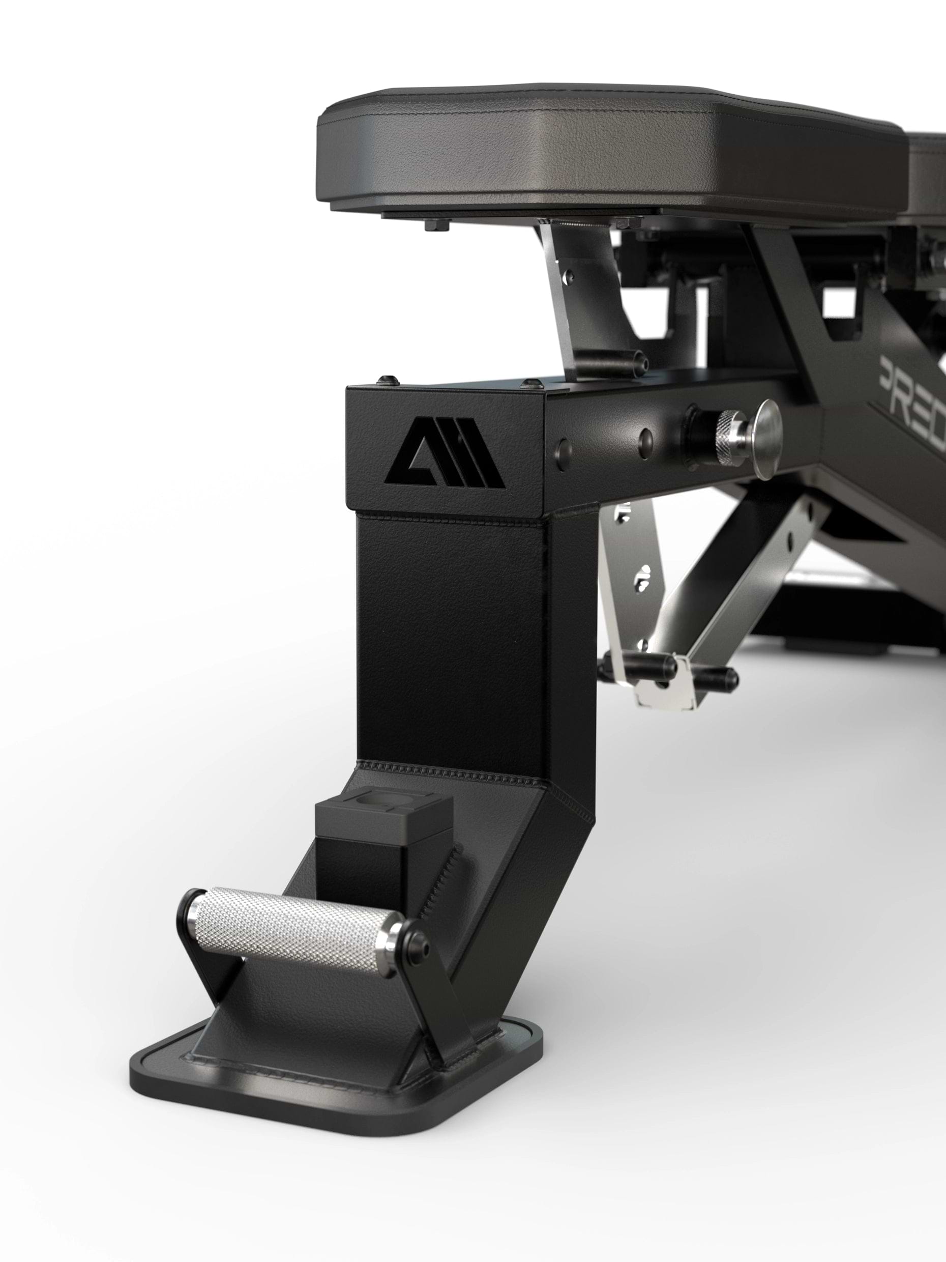 Atletica Predator EVO modulare Hantelbank - stabile Sitzverstellplatte mit Edelstahl-Abdeckung und 3 Sitzwinkel