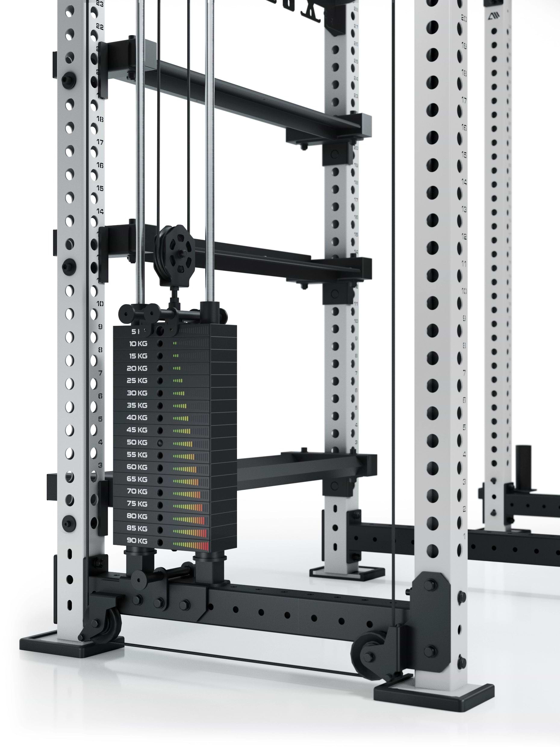 R8 Falcon Power Rack mit Kabelzug mit Steckgewichten