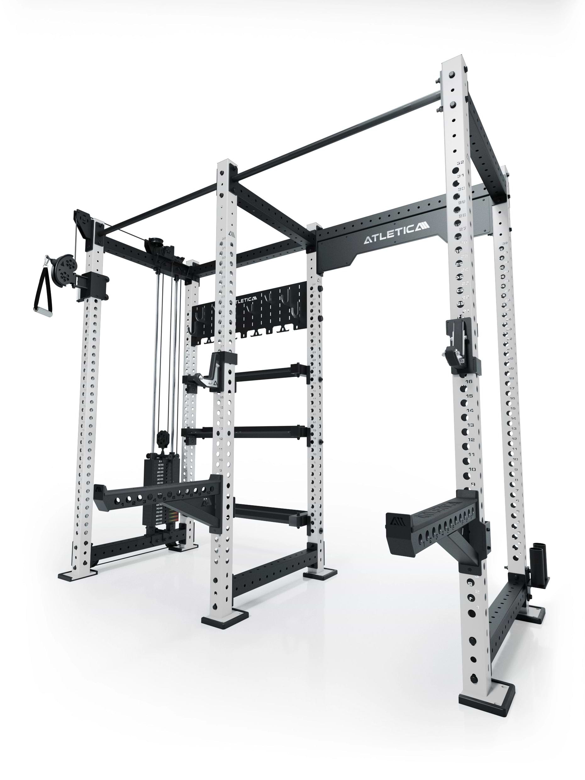R8 Falcon Power Rack mit Kabelzug und Steckgewichten, Storage-System