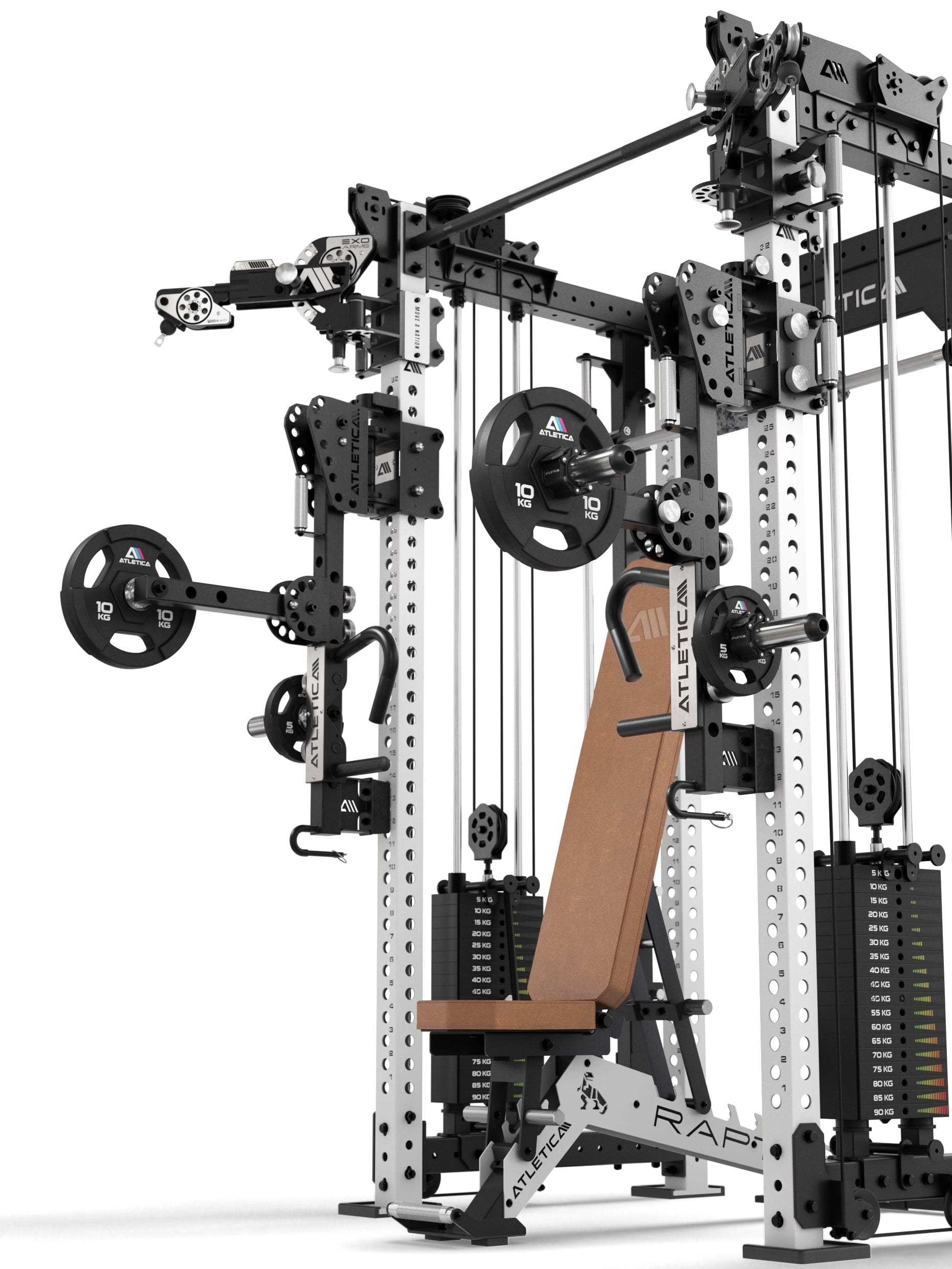 ARC Force Jammer Arms für R8 Power Rack – Chest Press, Shoulder Press und Rows am Rack