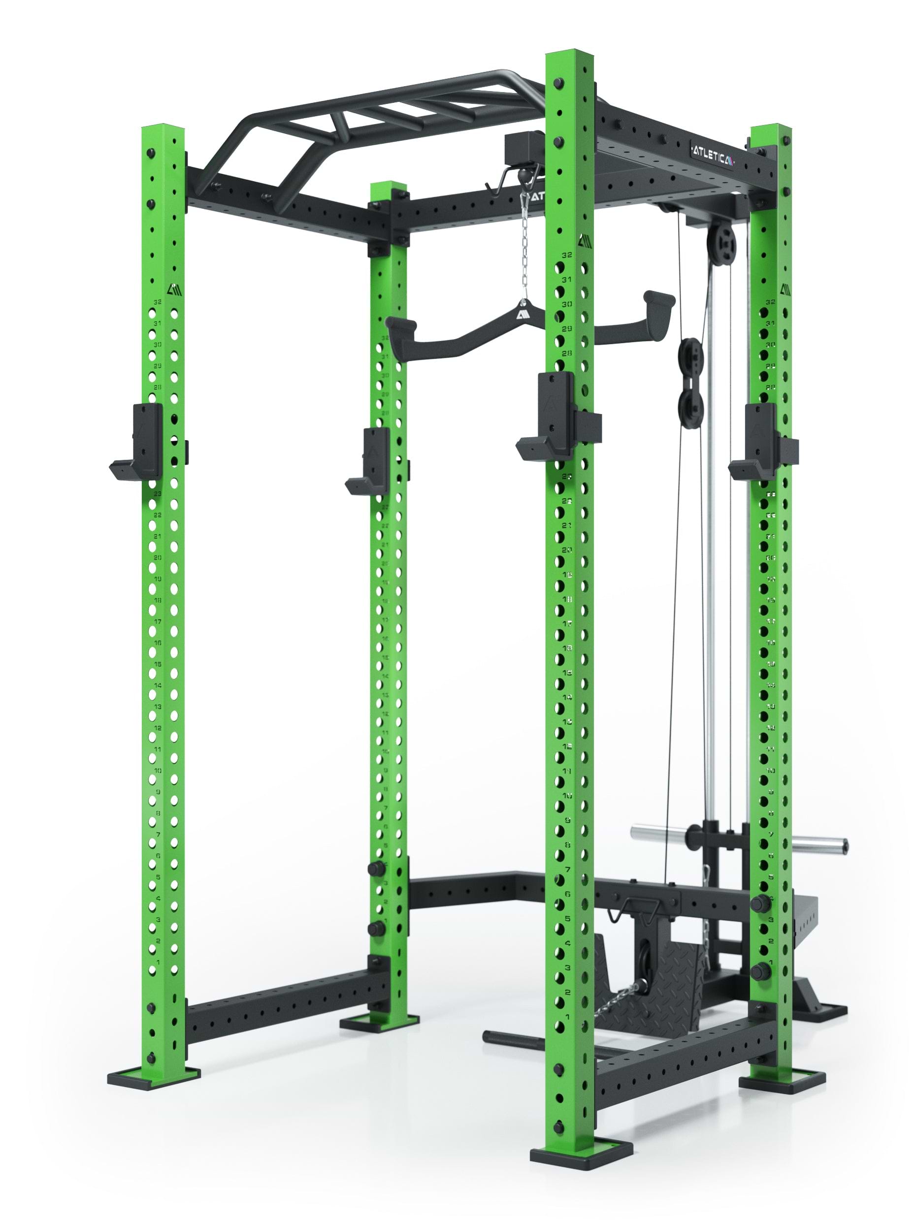Atletica R8 Blackhawk Power Cage in Electric Green