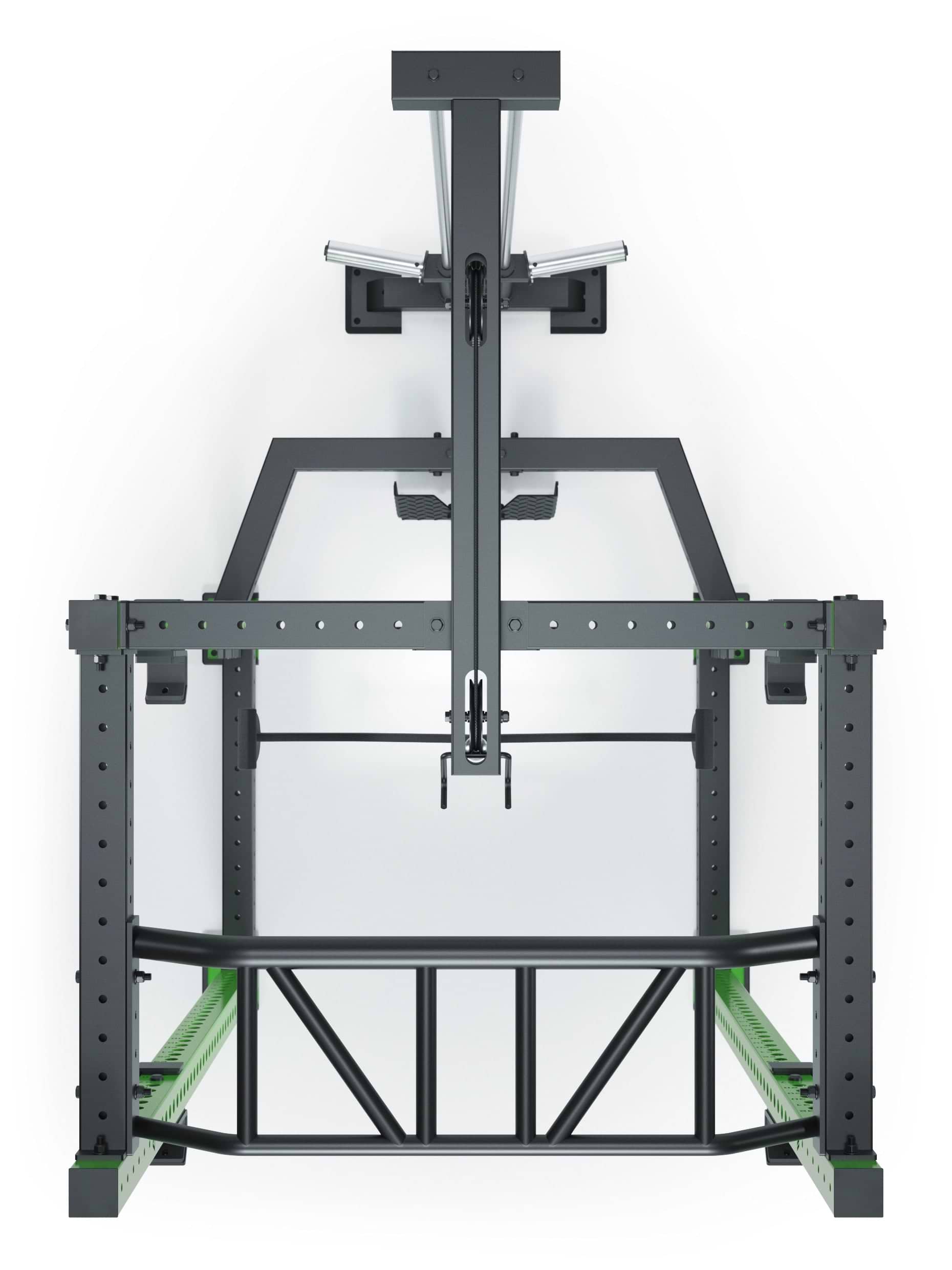 Atletica R8 BlackHawk Power Rack Cage, in Electric Green