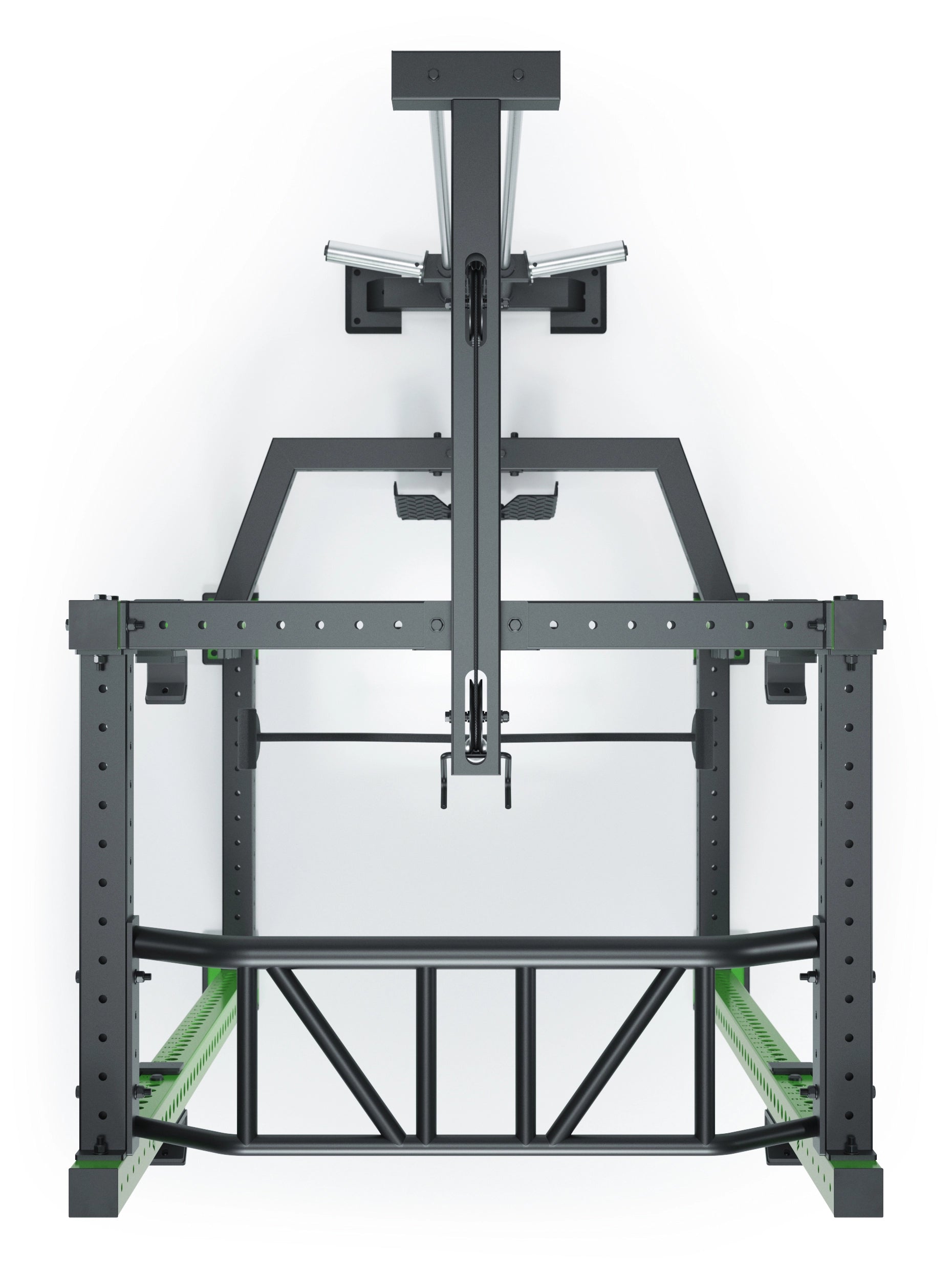 Atletica R8 BlackHawk Power Rack Cage, in Electric Green 
