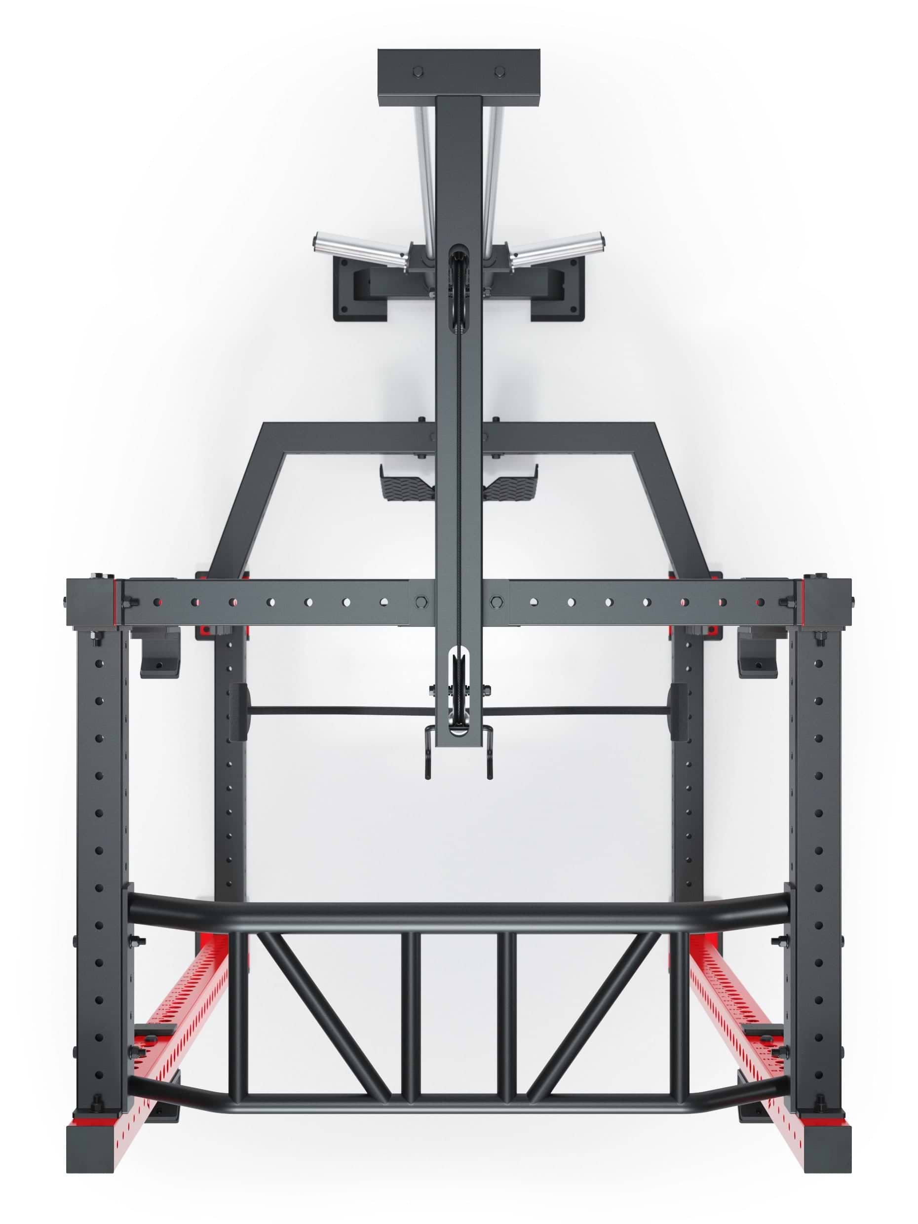 Atletica R8 BlackHawk Power Rack Cage, in Sportscar Red