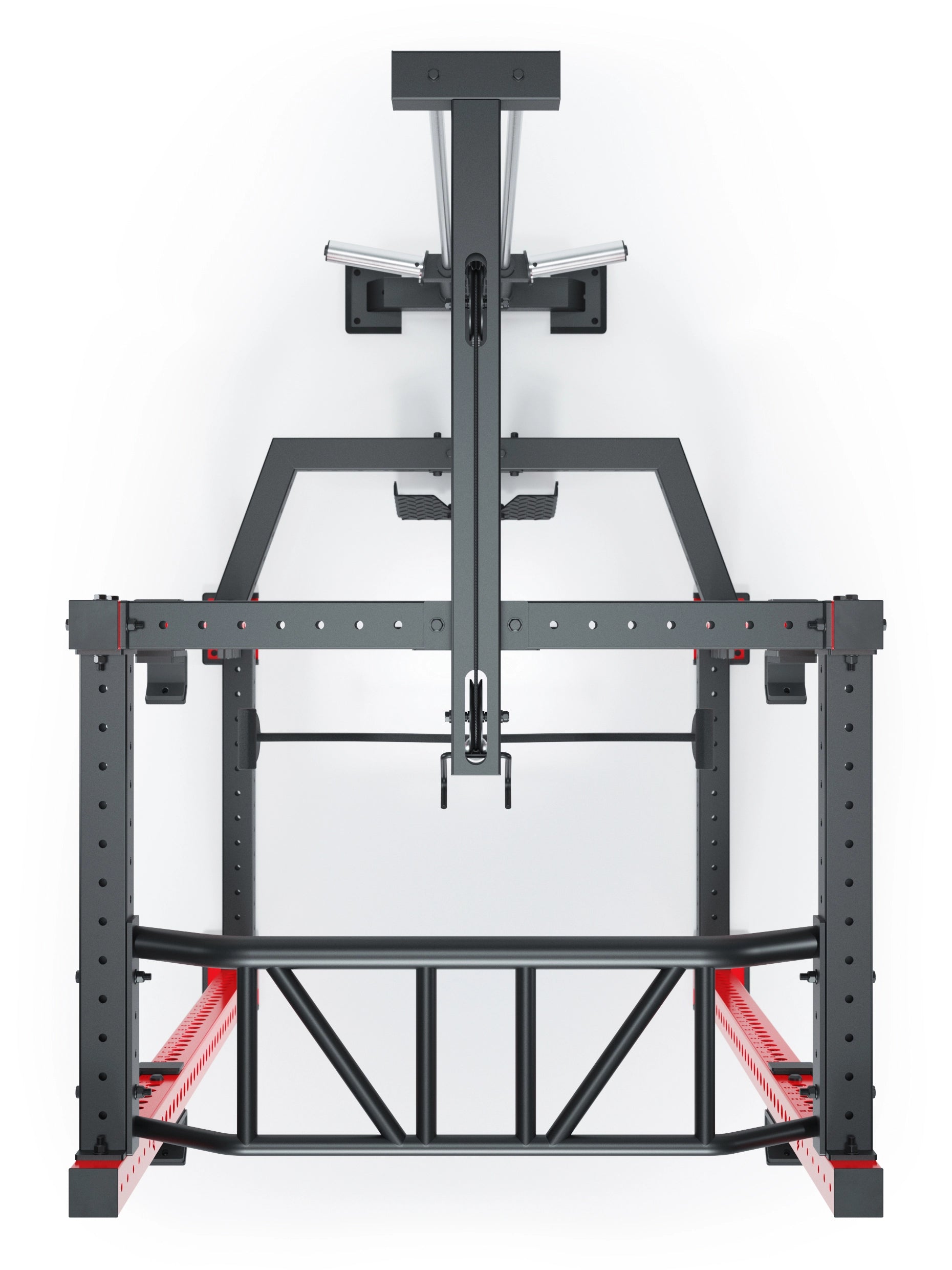 Atletica R8 BlackHawk Power Rack Cage, in Sportscar Red