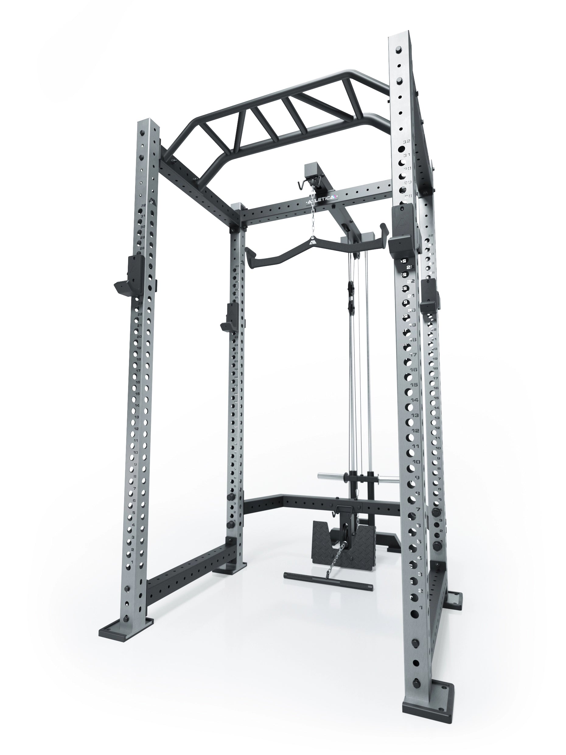 R8 Blackhawk Power Cage mit Kabelzug und Pull Up Bar, aus Edelstahl