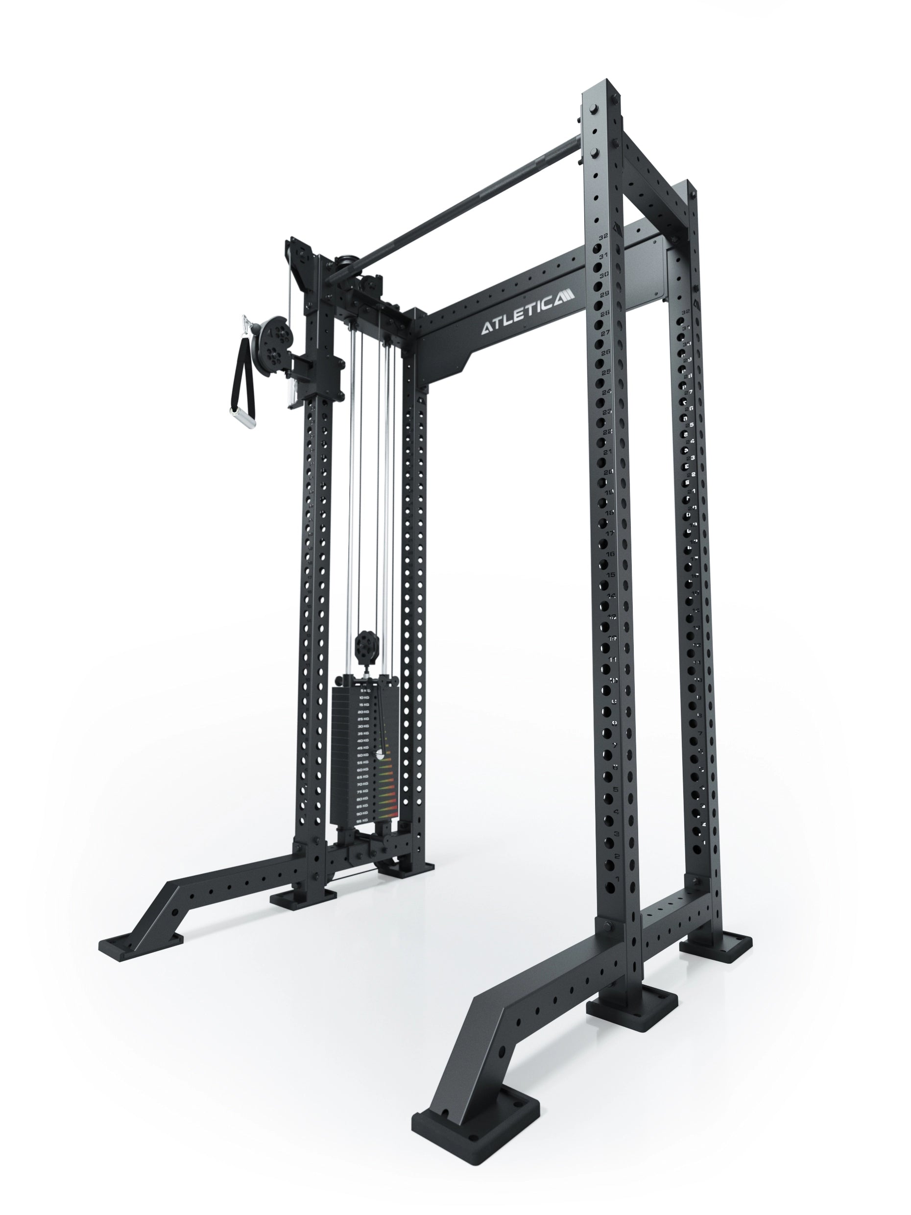 R8 Bradley | 95kg Kabelzug Anbau | Links | 42cm Crossbar | Position 1_2