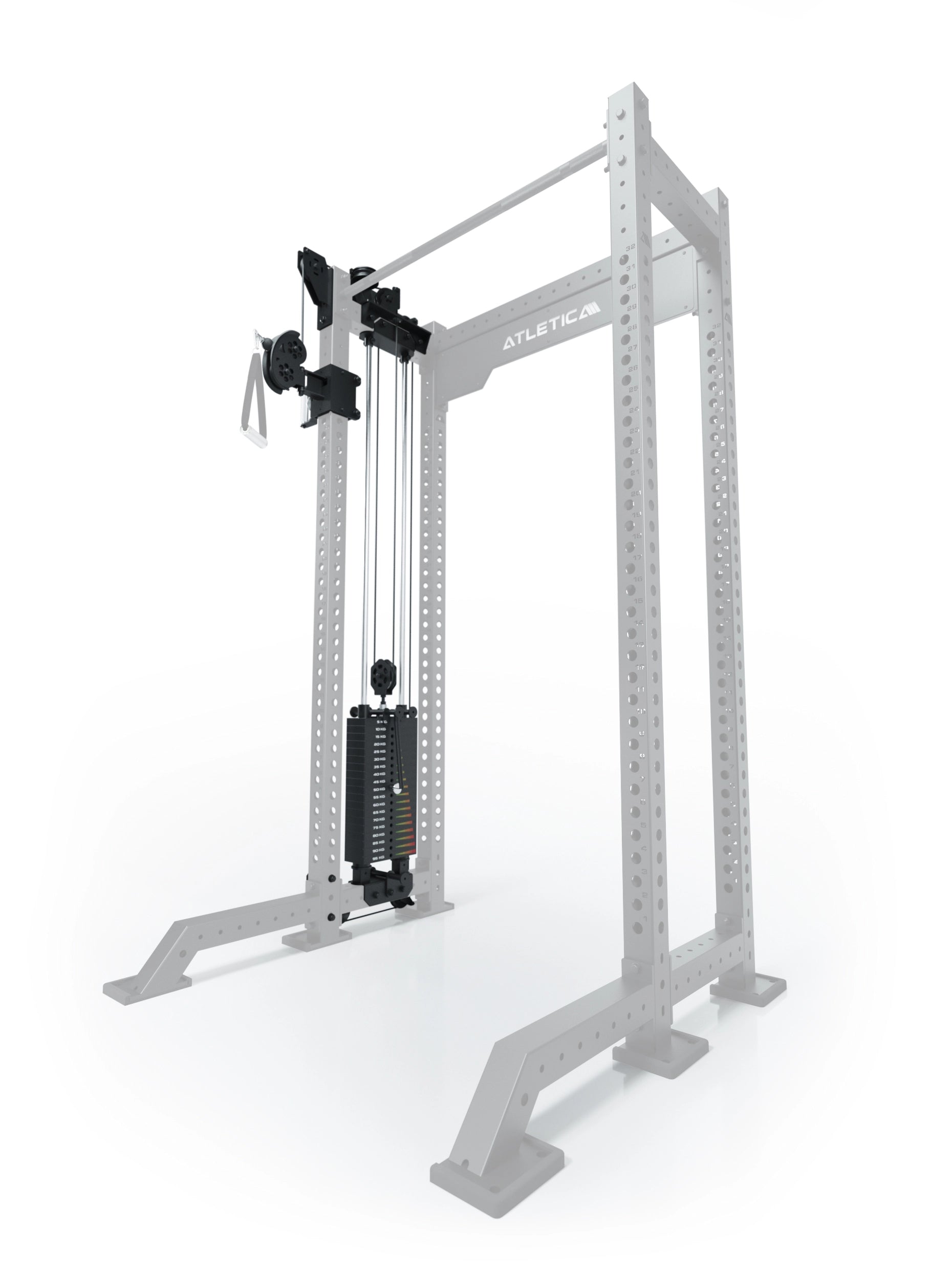 R8 Bradley | 95kg Kabelzug Anbau | Links | 42cm Crossbar | Position 1_1