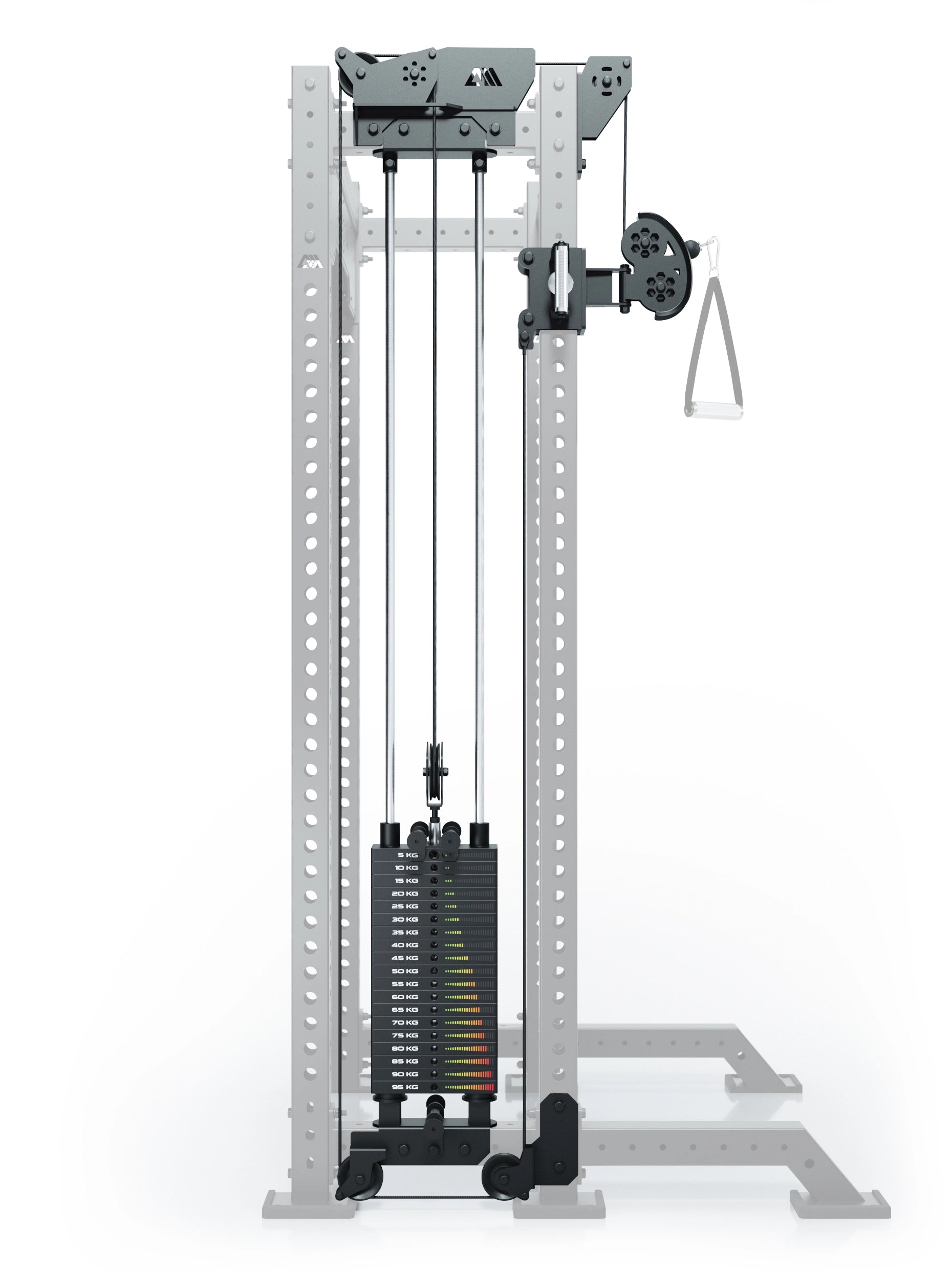 R8 Bradley | 95kg Kabelzug Anbau | Links | 42cm Crossbar | Position 1_3
