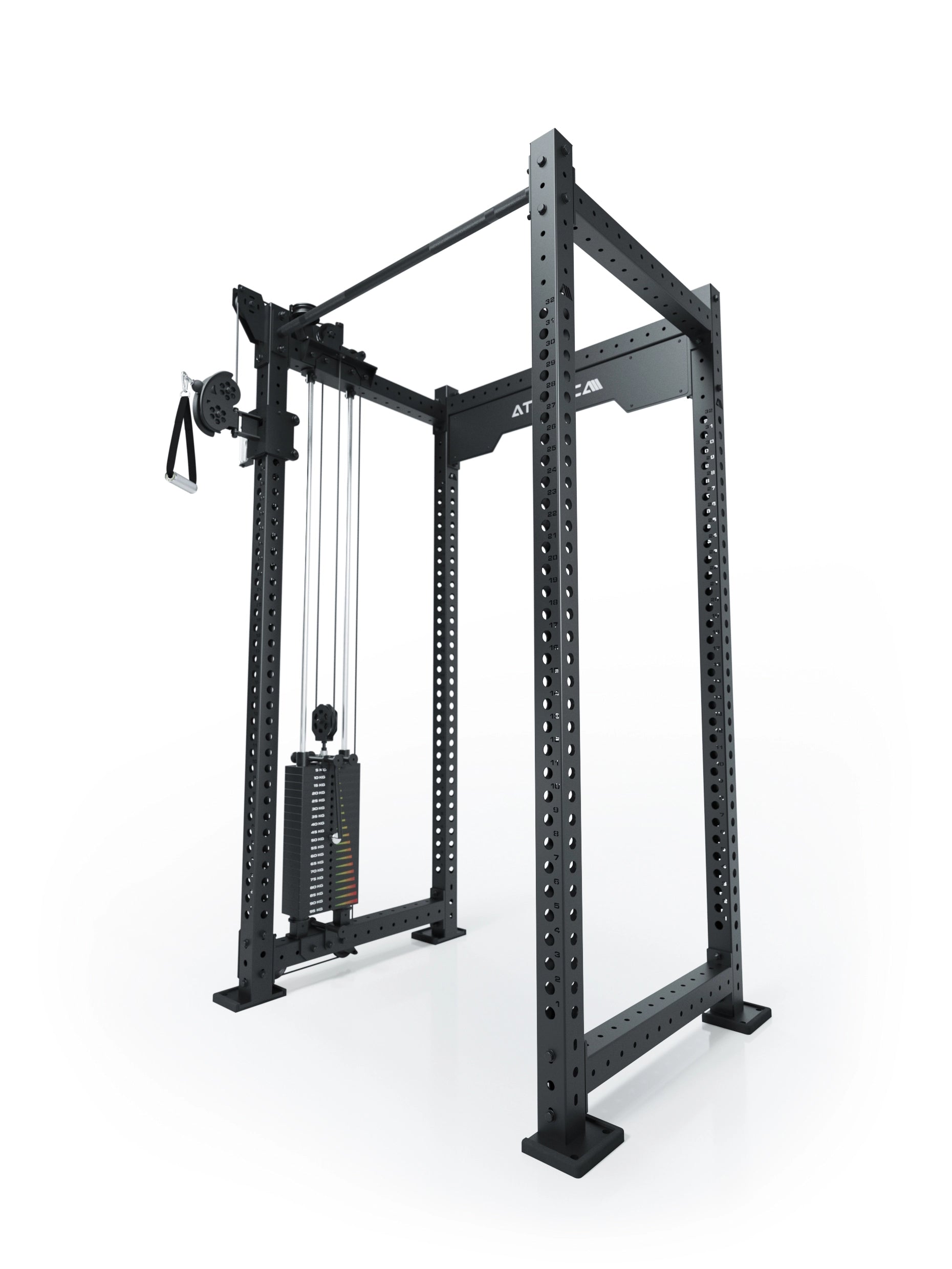 R8 Bradley | 95kg Kabelzug Anbau | Links | 78cm Crossbar | Position 1_2