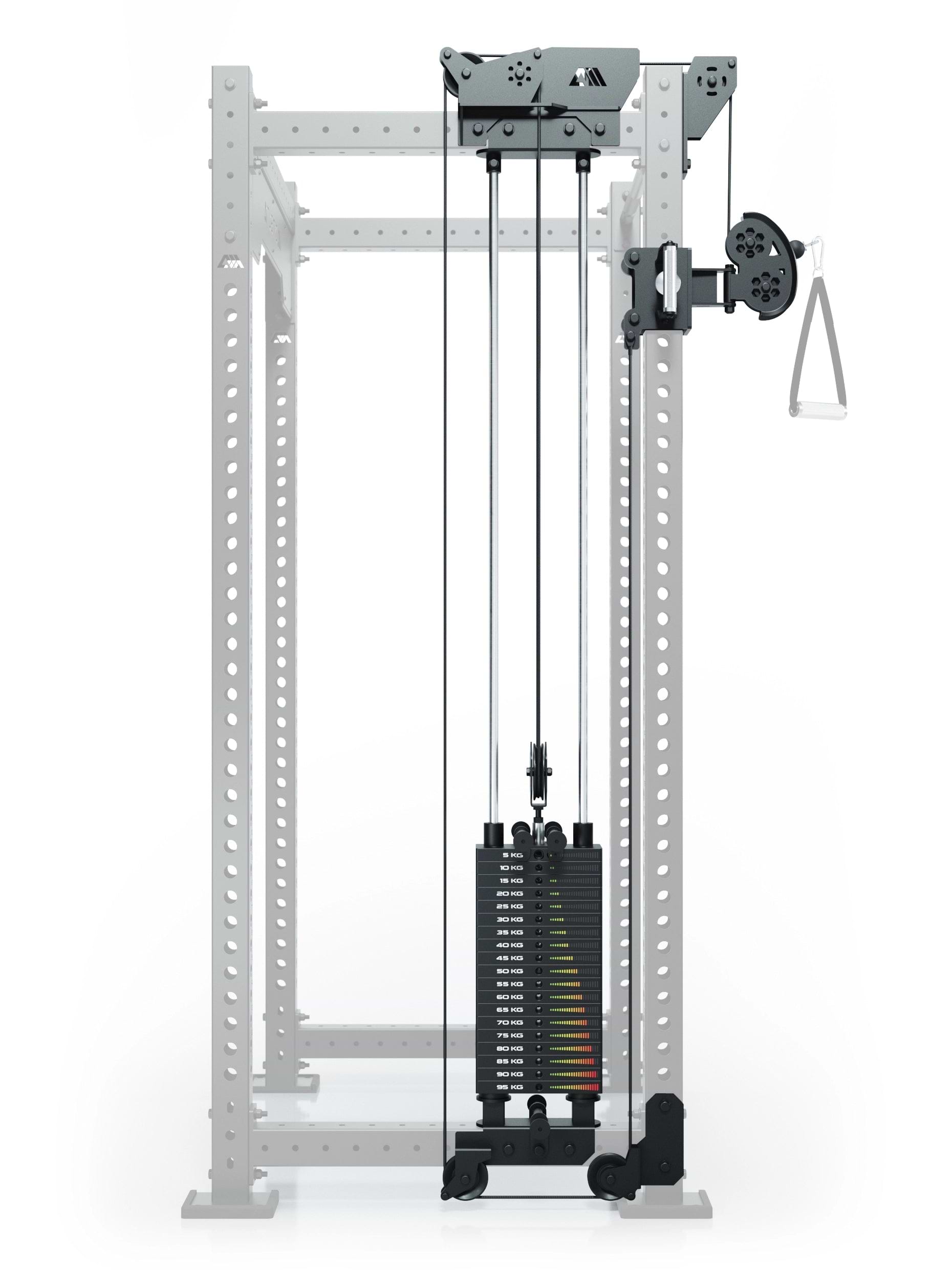 R8 Bradley | 95kg Kabelzug An_3bau | Links | 78cm Crossbar | Position 1