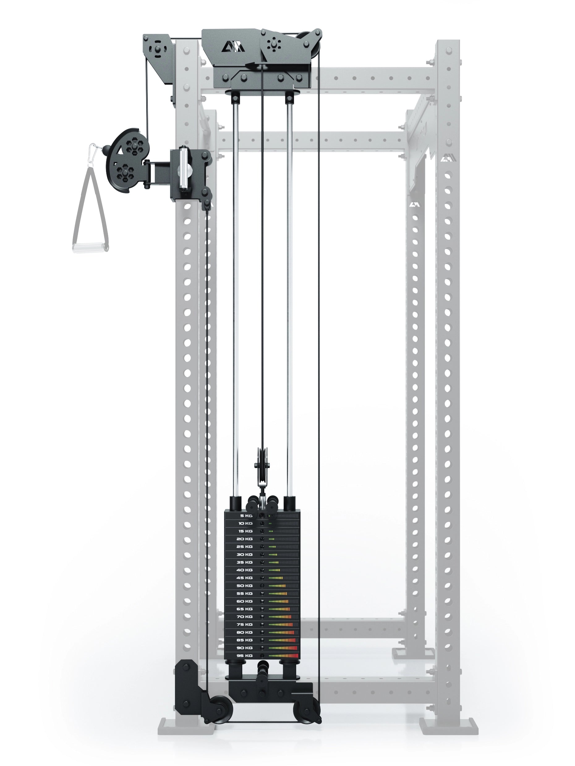 R8 Bradley | 95kg Kabelzug Anbau | Rechts | 78cm Crossbar | Position 1_3