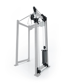 R8 Bradley - cable pulley attachment at Power Rack, 95 kg weight stack, pulley wheels
