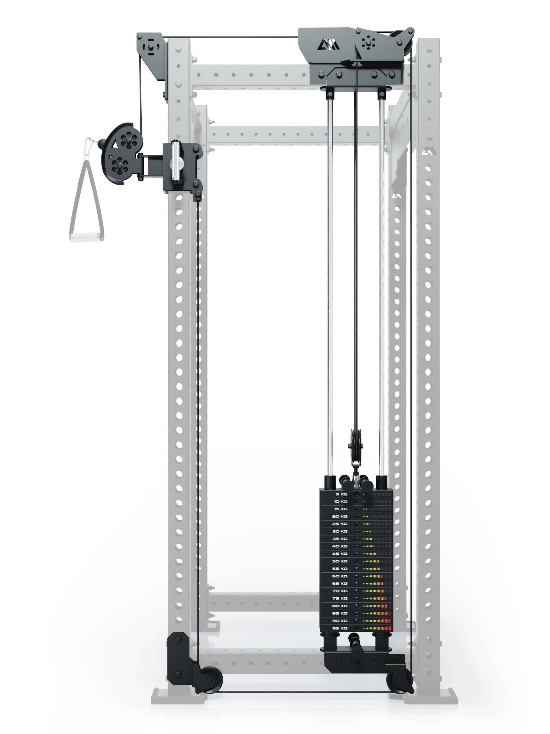 R8 Bradley | 95kg Kabelzug Anbau | Rechts | 78cm Crossbar | Position 2_3