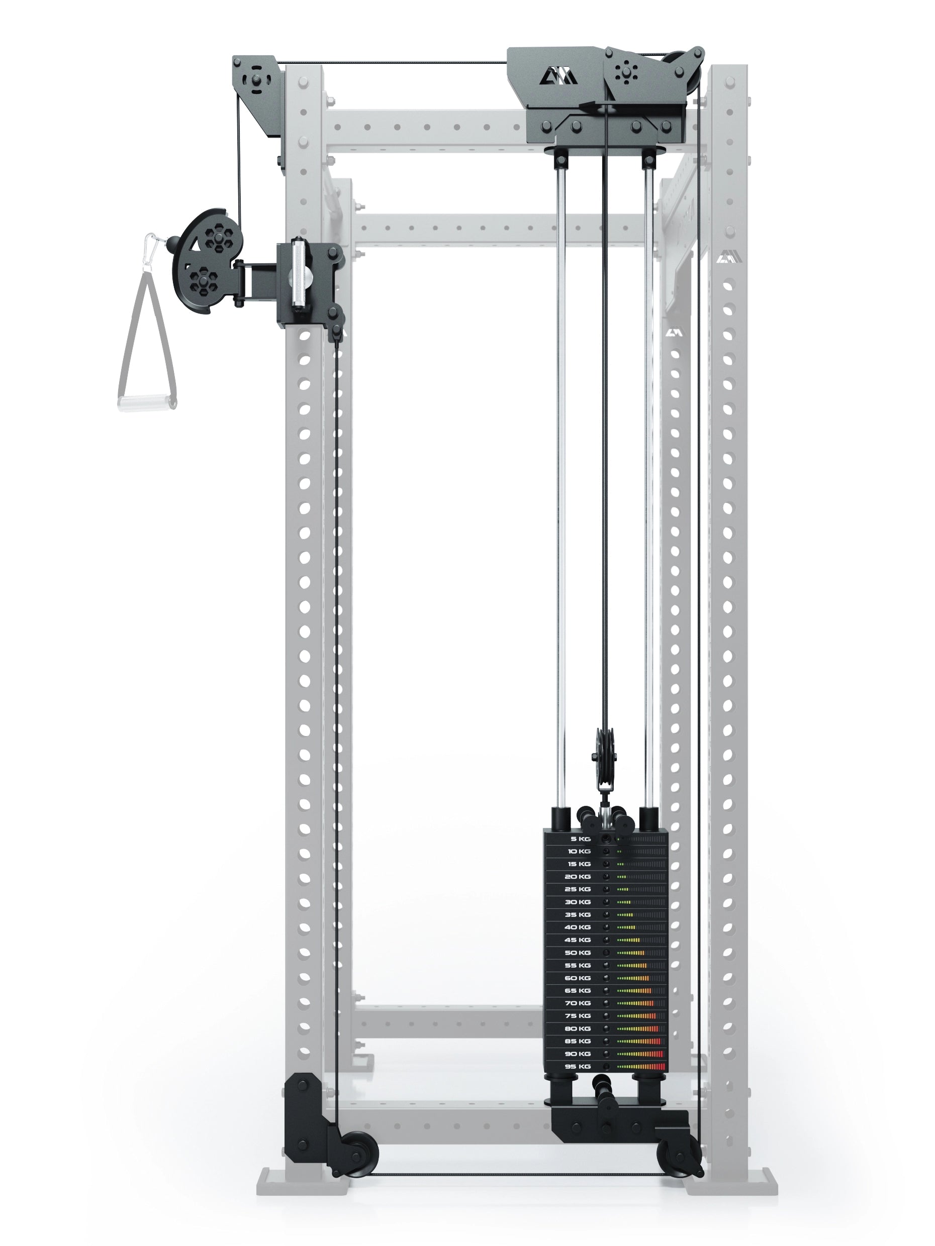 R8 Bradley | 95kg Kabelzug Anbau | Rechts | 78cm Crossbar | Position 2_3