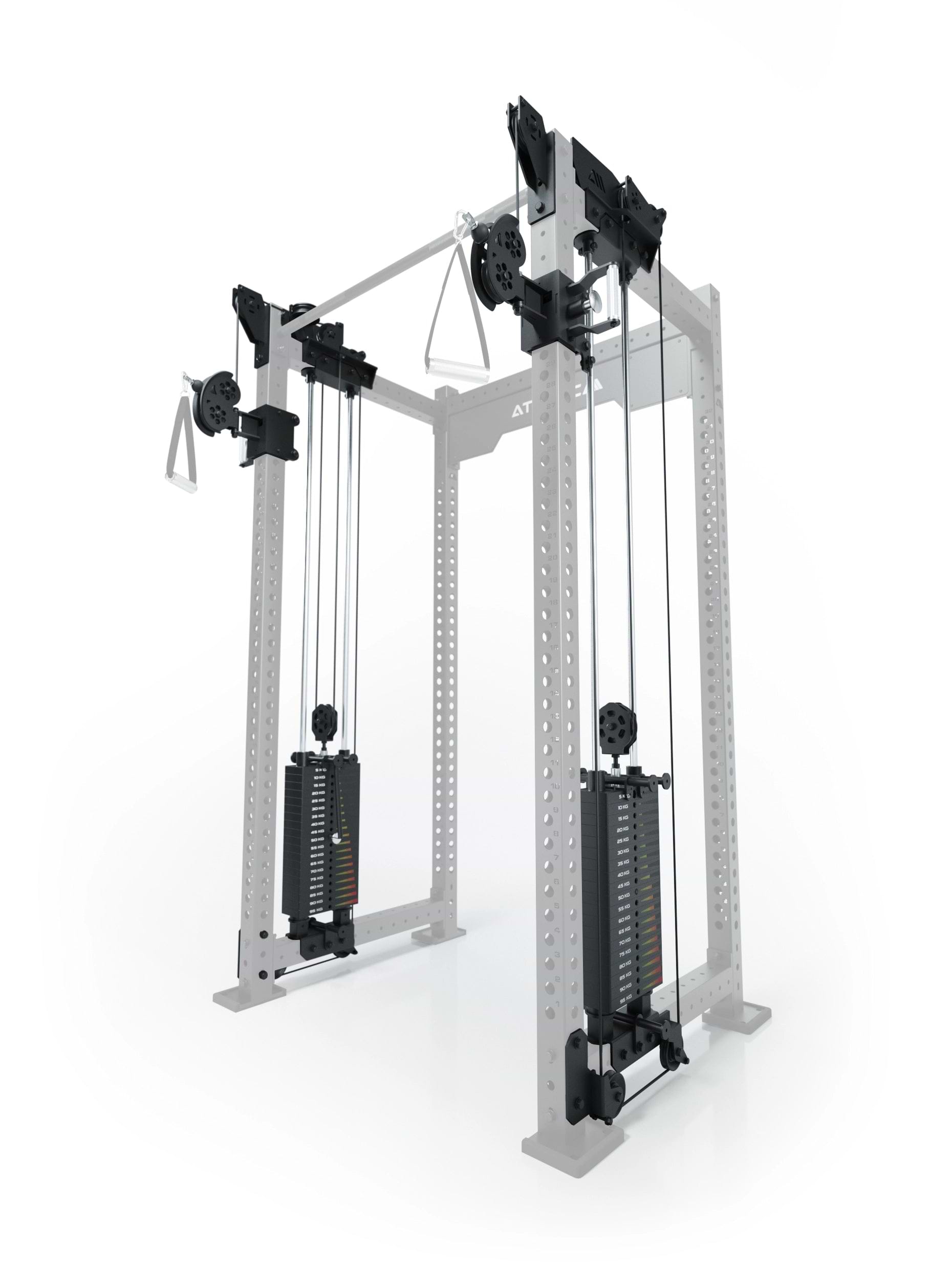 R8 Bradley | 2x95kg Kabelzug Anbau | Dual | 78cm Crossbar | Position 1_1
