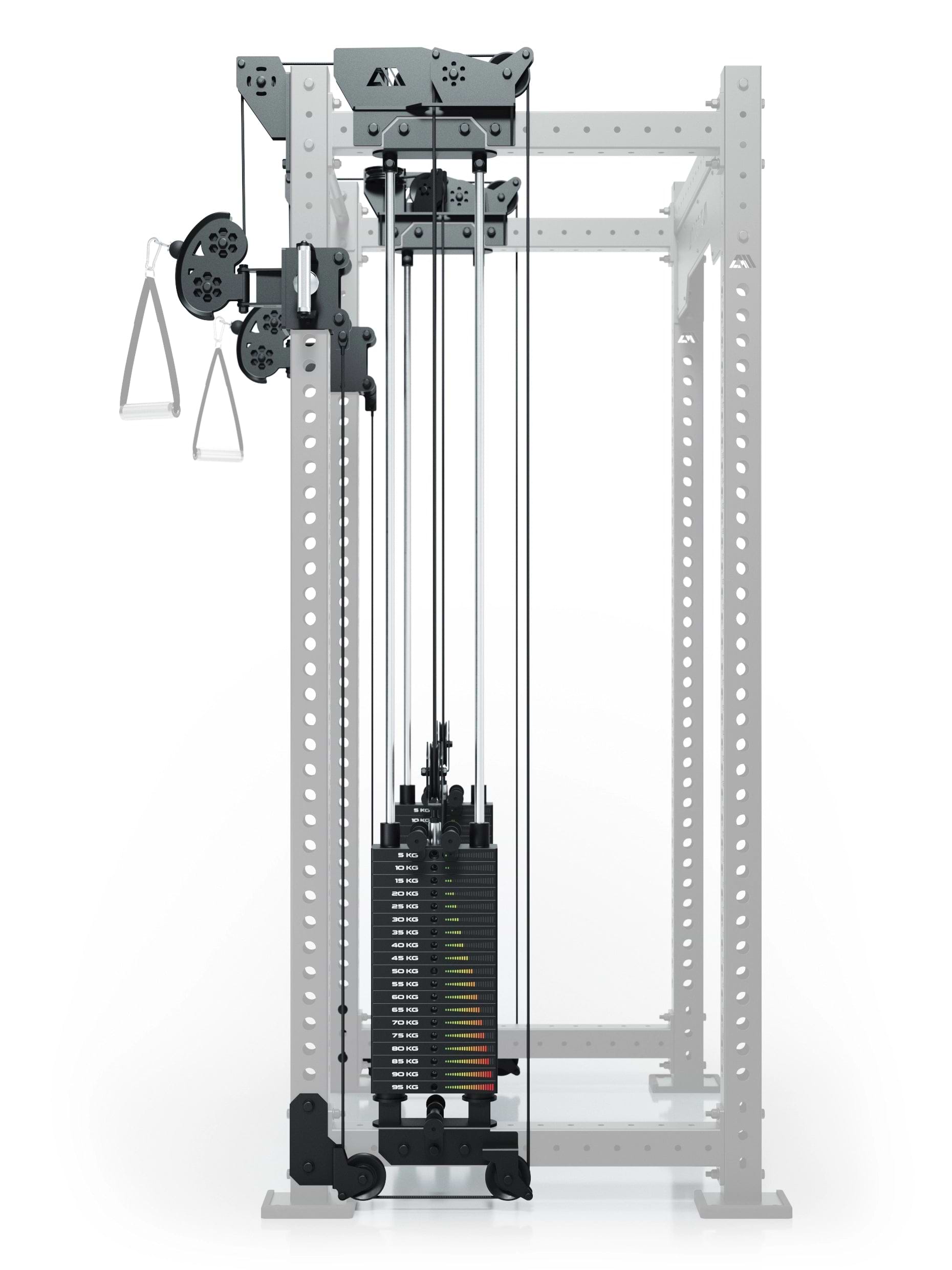 R8 Bradley | 2x95kg Kabelzug Anbau | Dual | 78cm Crossbar | Position 1_3