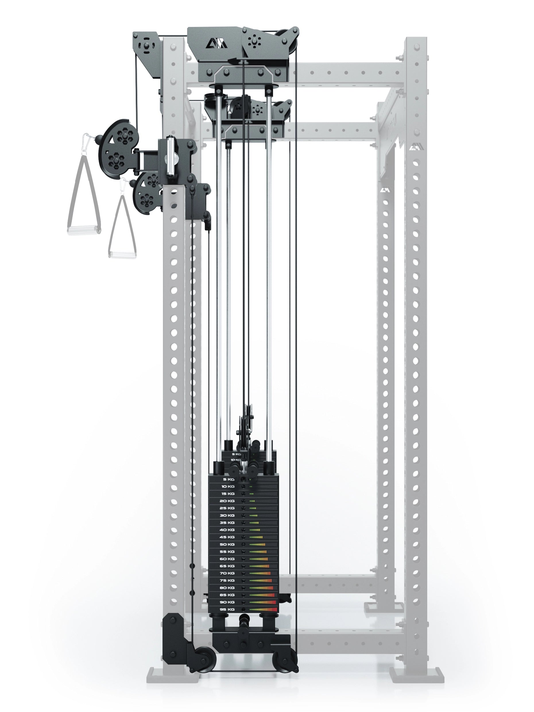 R8 Bradley | 2x95kg Kabelzug Anbau | Dual | 78cm Crossbar | Position 1_3