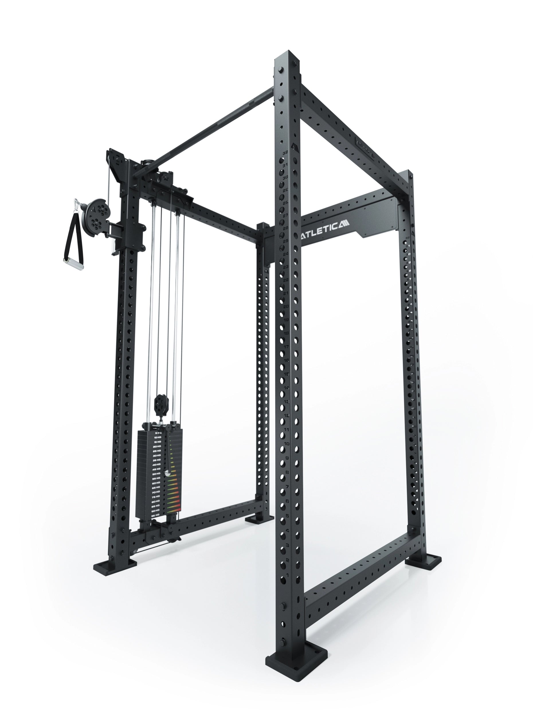 R8 Bradley | 95kg Kabelzug Anbau | Links | 108cm Crossbar | Position 1_2