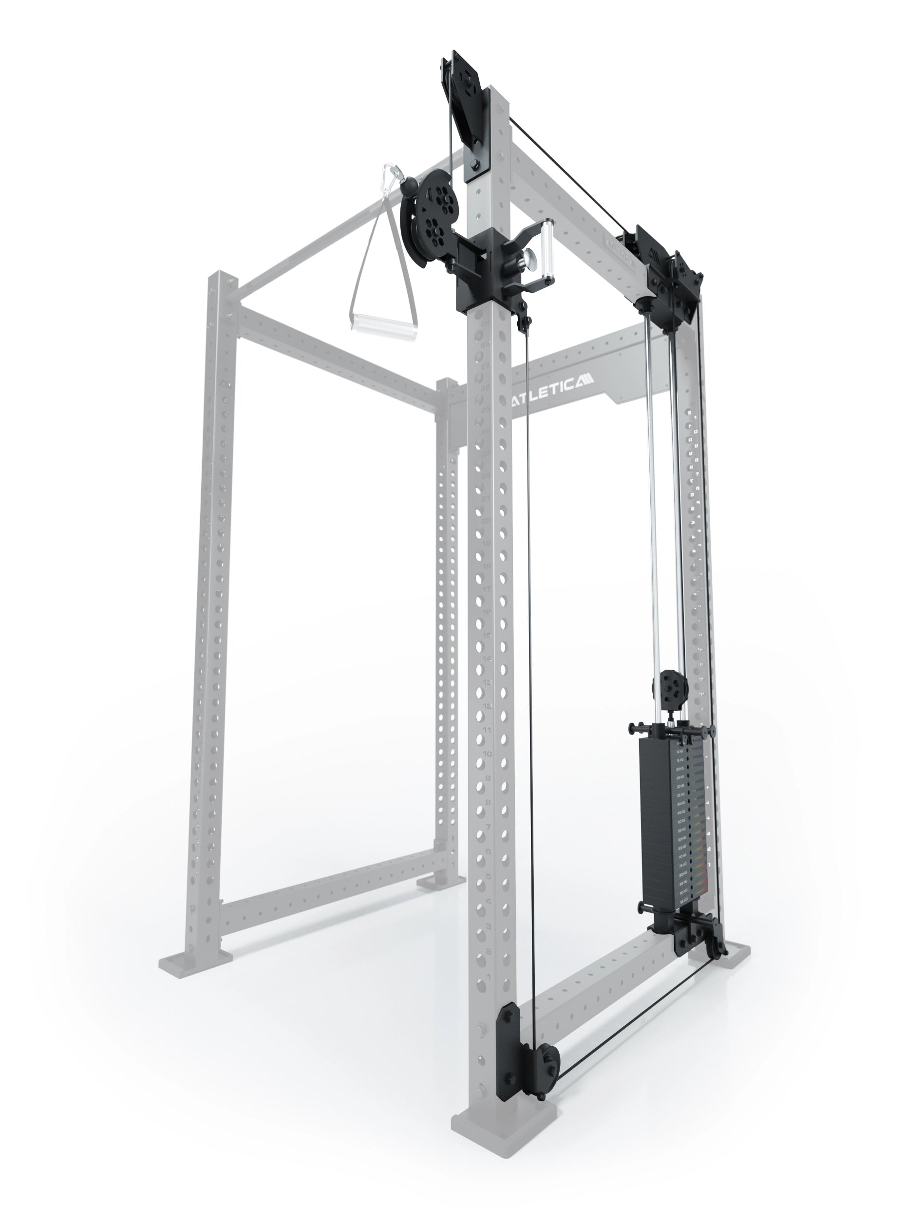 R8 Bradley | 95kg Kabelzug Anbau | Rechts | 108cm Crossbar | Position 3_1