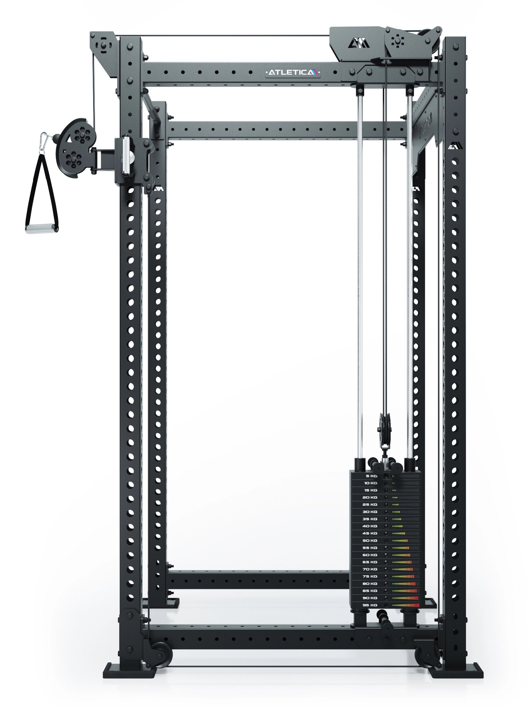 R8 Bradley | 95kg Kabelzug Anbau | Rechts | 108cm Crossbar | Position 3_4
