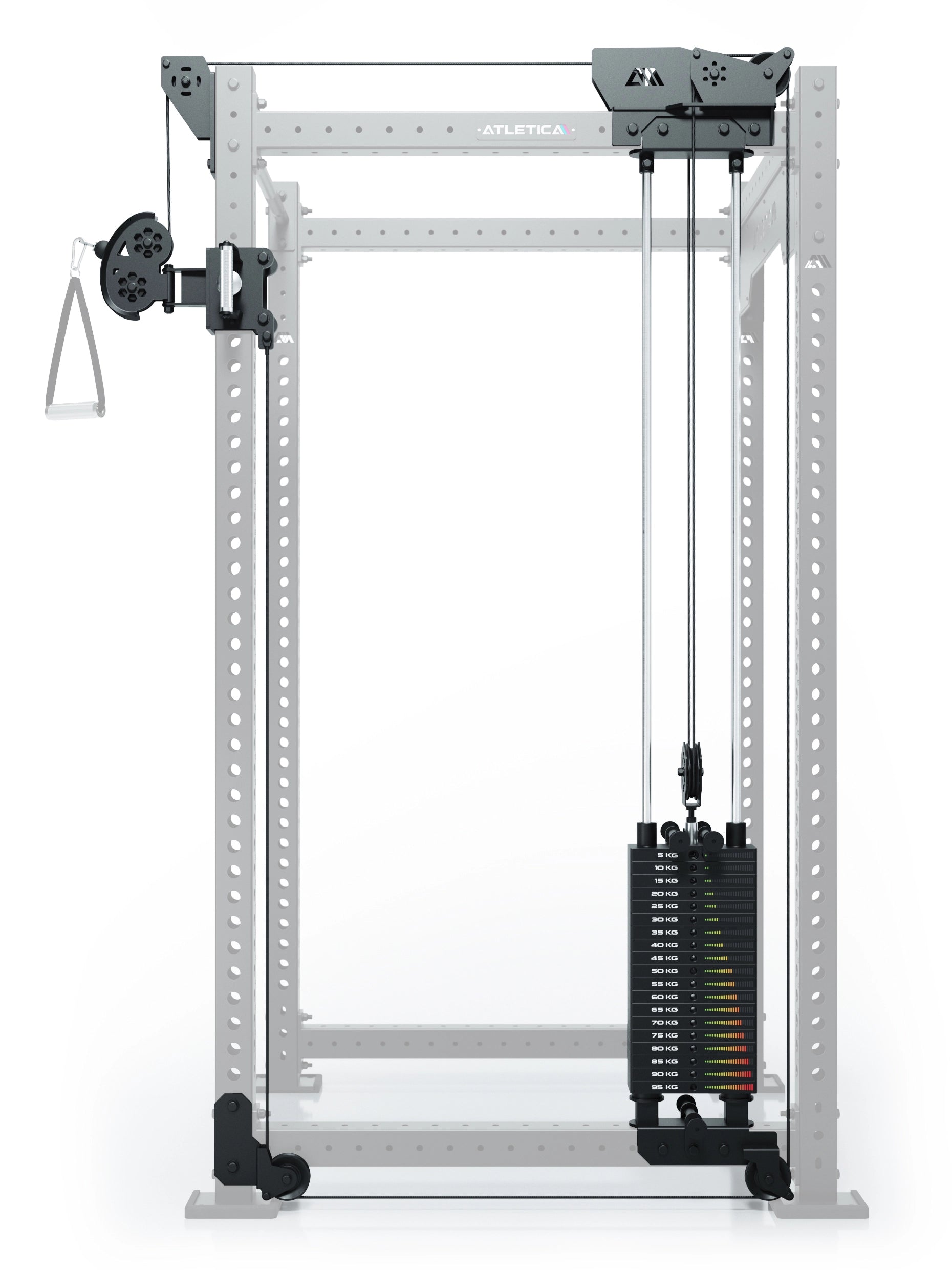 R8 Bradley | 95kg Kabelzug Anbau | Rechts | 108cm Crossbar | Position 3_3