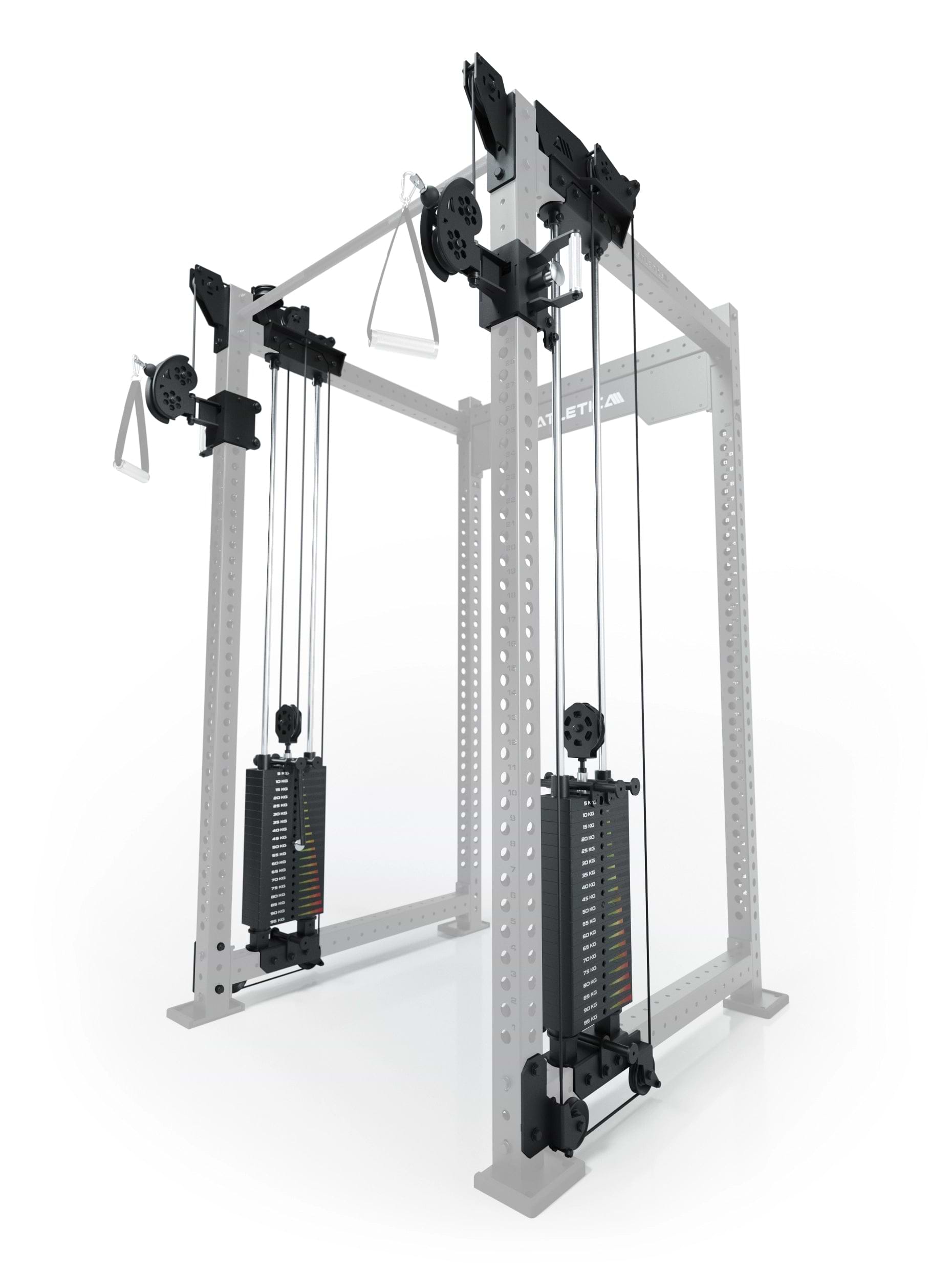 R8 Bradley | 2x95kg Kabelzug Anbau | Dual | 108cm Crossbar | Position 1_1
