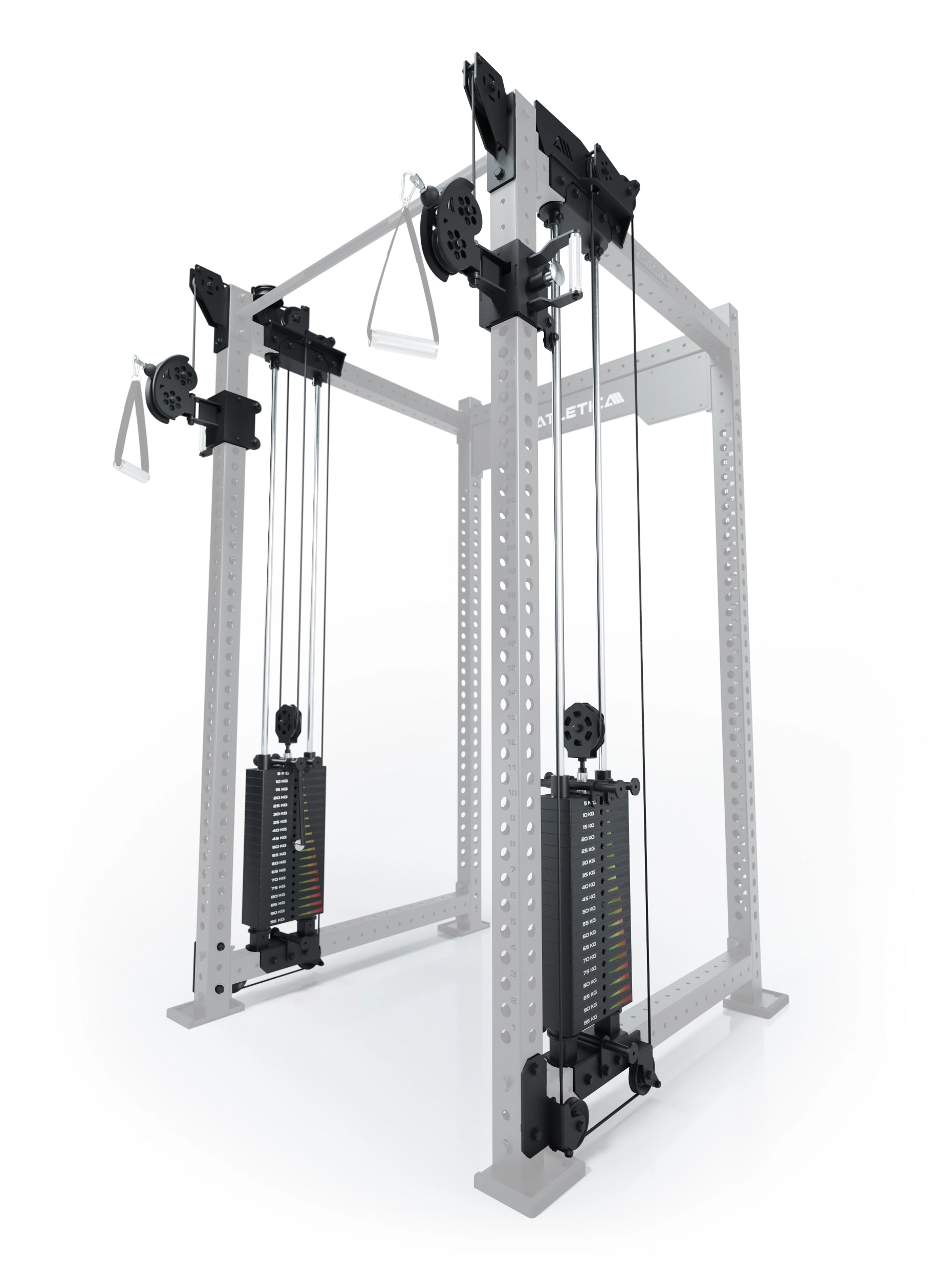 R8 Bradley | 2x95kg Kabelzug Anbau | Dual | 108cm Crossbar | Position 1_1