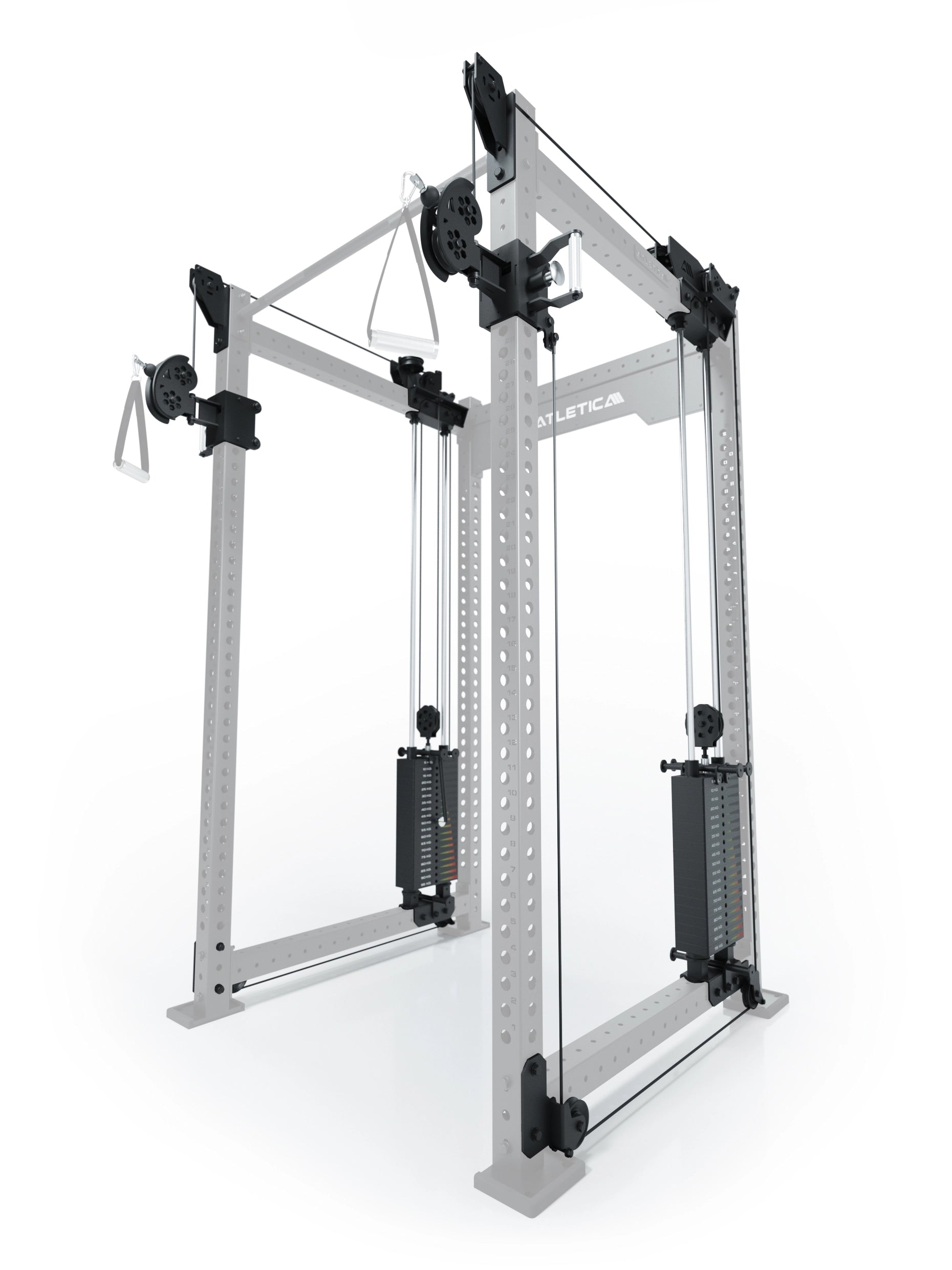R8 Bradley | 2x95kg Kabelzug Anbau | Dual | 108cm Crossbar | Position 3_1