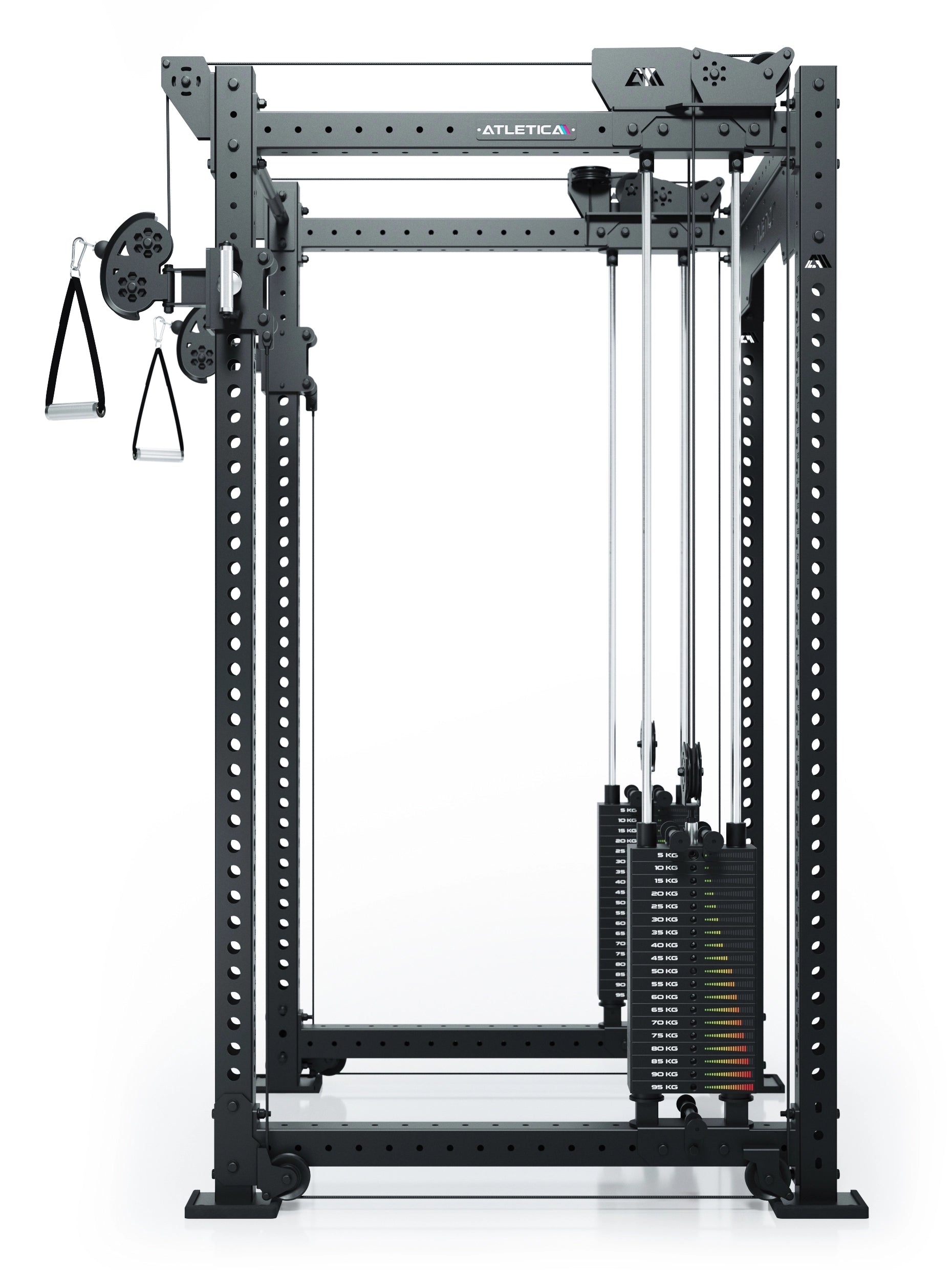 R8 Bradley | 2x95kg Kabelzug Anbau | Dual | 108cm Crossbar | Position 3_4
