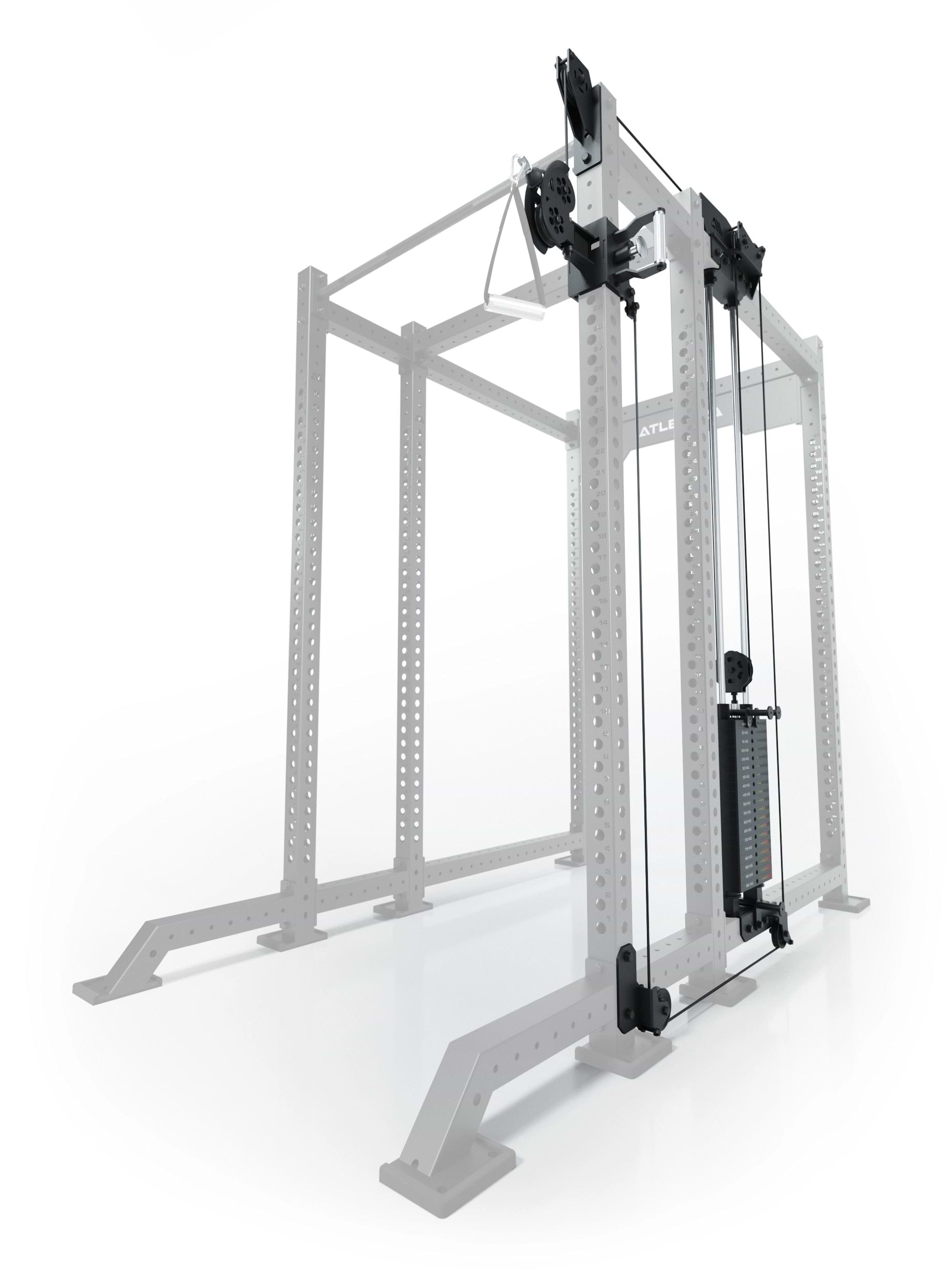 R8-Bradley-tilbygning | 2 x 95 kg vægtstakke