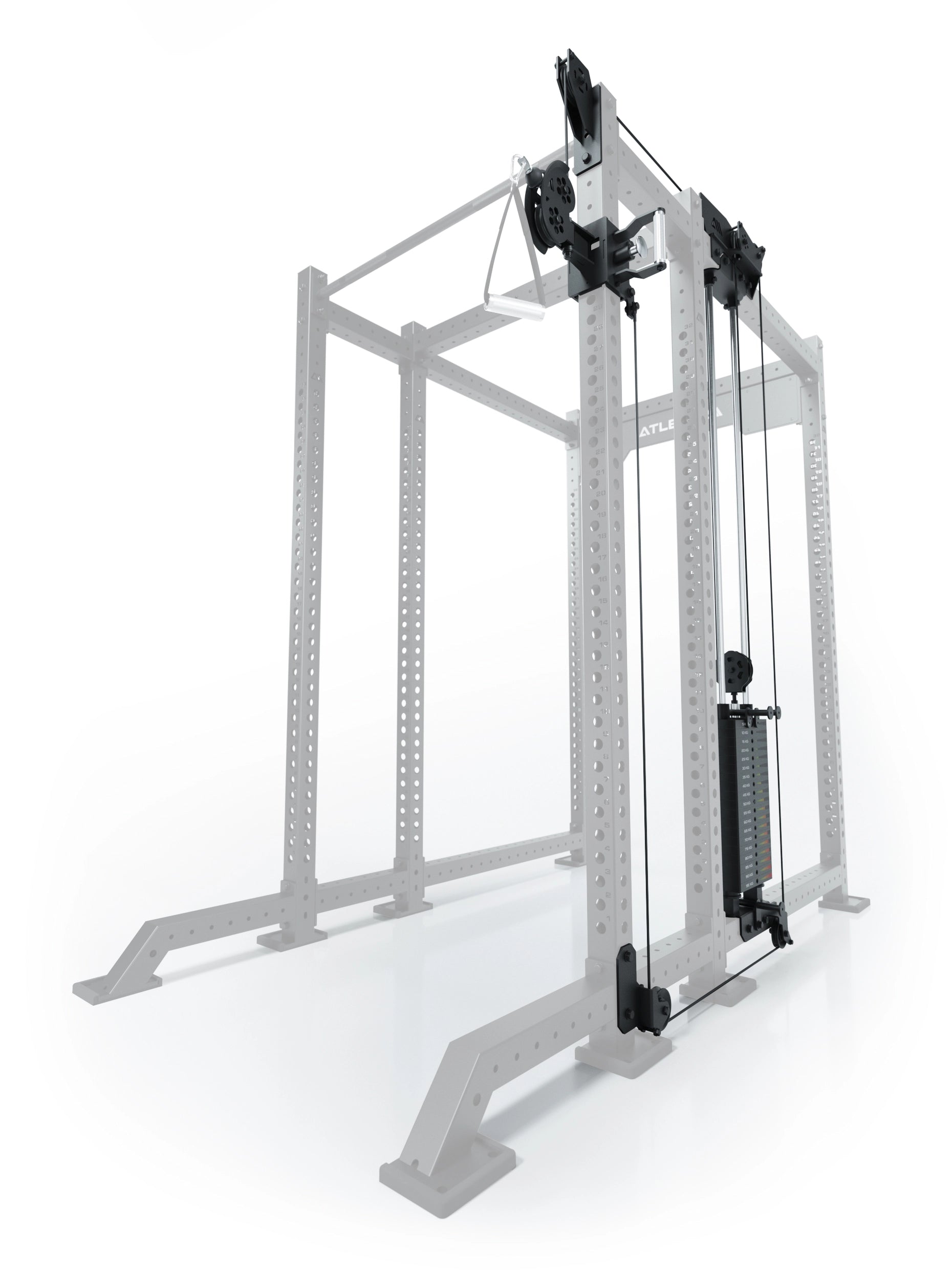 R8-Bradley-tilbygning | 2 x 95 kg vægtstakke