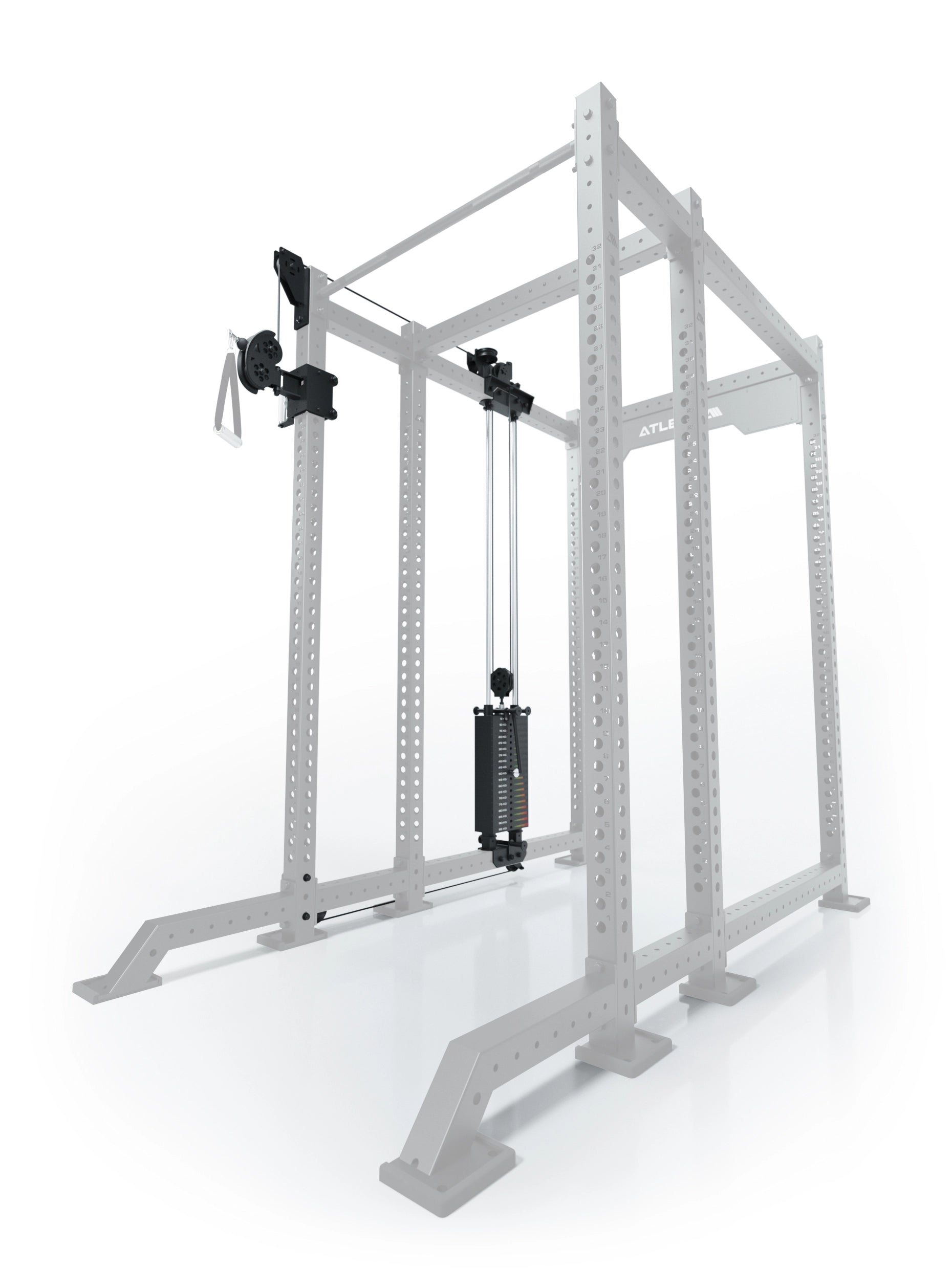 R8-Bradley-tilbygning | 2 x 95 kg vægtstakke