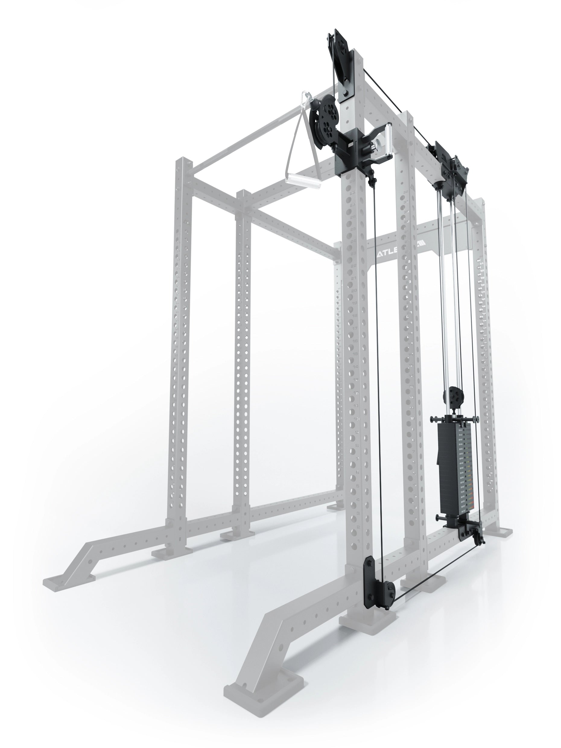 R8-Bradley-tilbygning | 2 x 95 kg vægtstakke