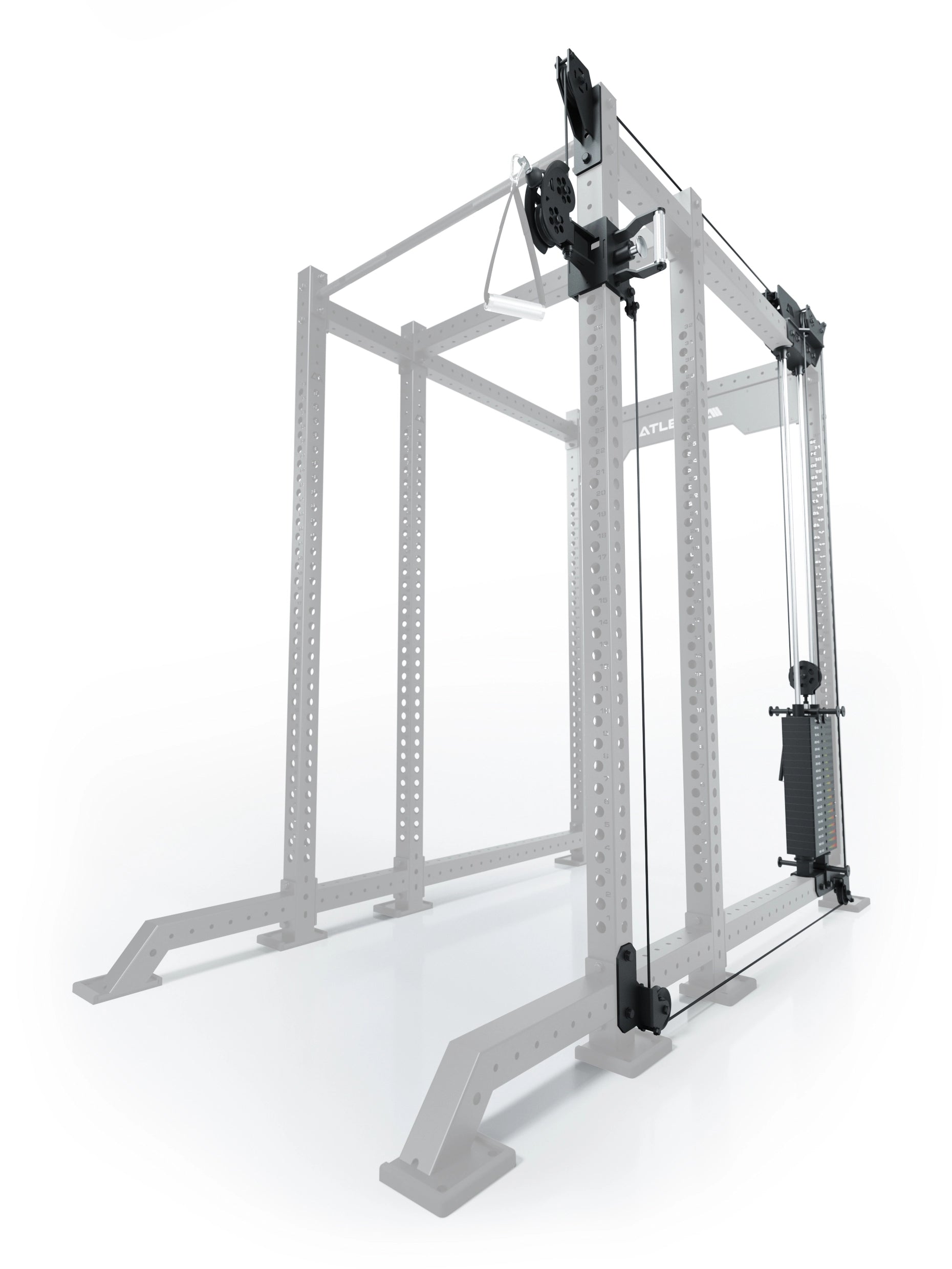 R8-Bradley-tilbygning | 2 x 95 kg vægtstakke