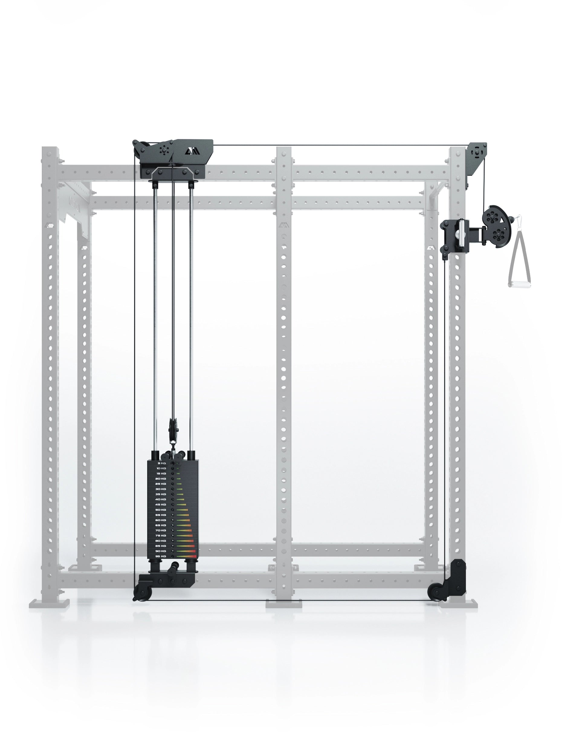 R8 Bradley | 95kg Kabelzug Anbau | Links | 78cm Crossbar | Position 5