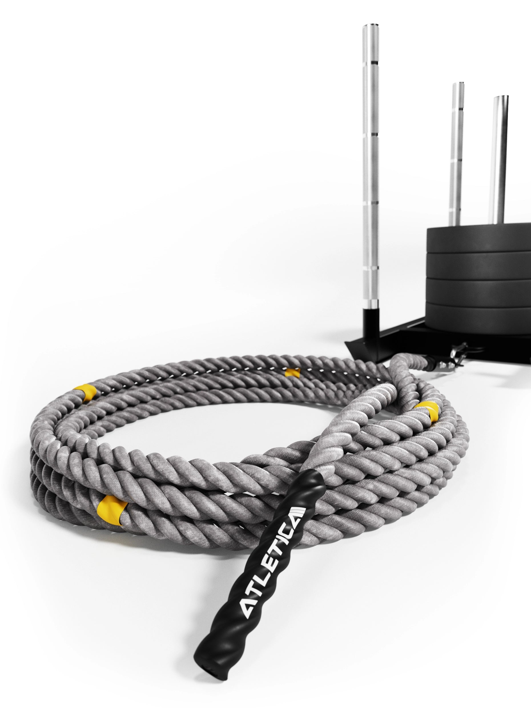 Atletica HRX Power Rope 15 m mit HRX Sled im funktionellen Trainingsaufbau