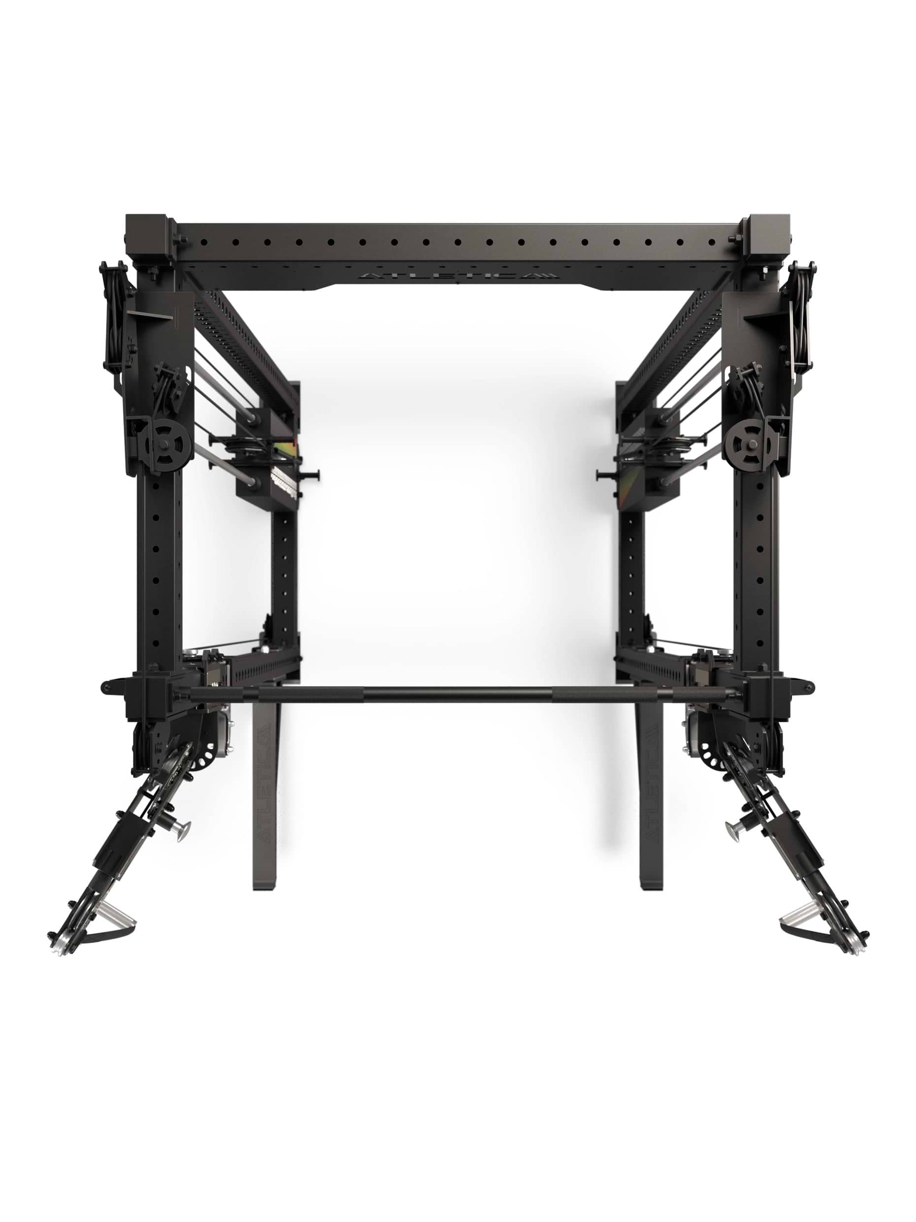R8 Bradley EXO 2x125kg | Power Rack | 78cm | Noir