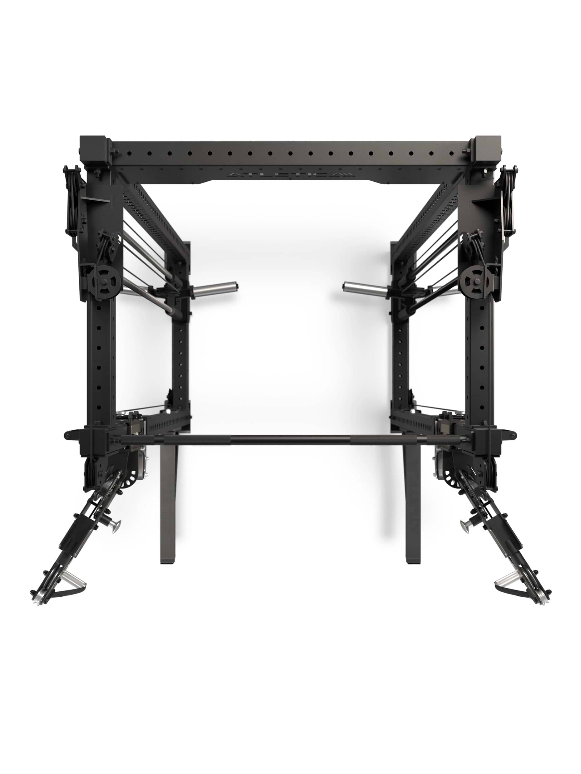R8 Bradley EXO Plate Loaded | Power Rack | 78cm | Noir