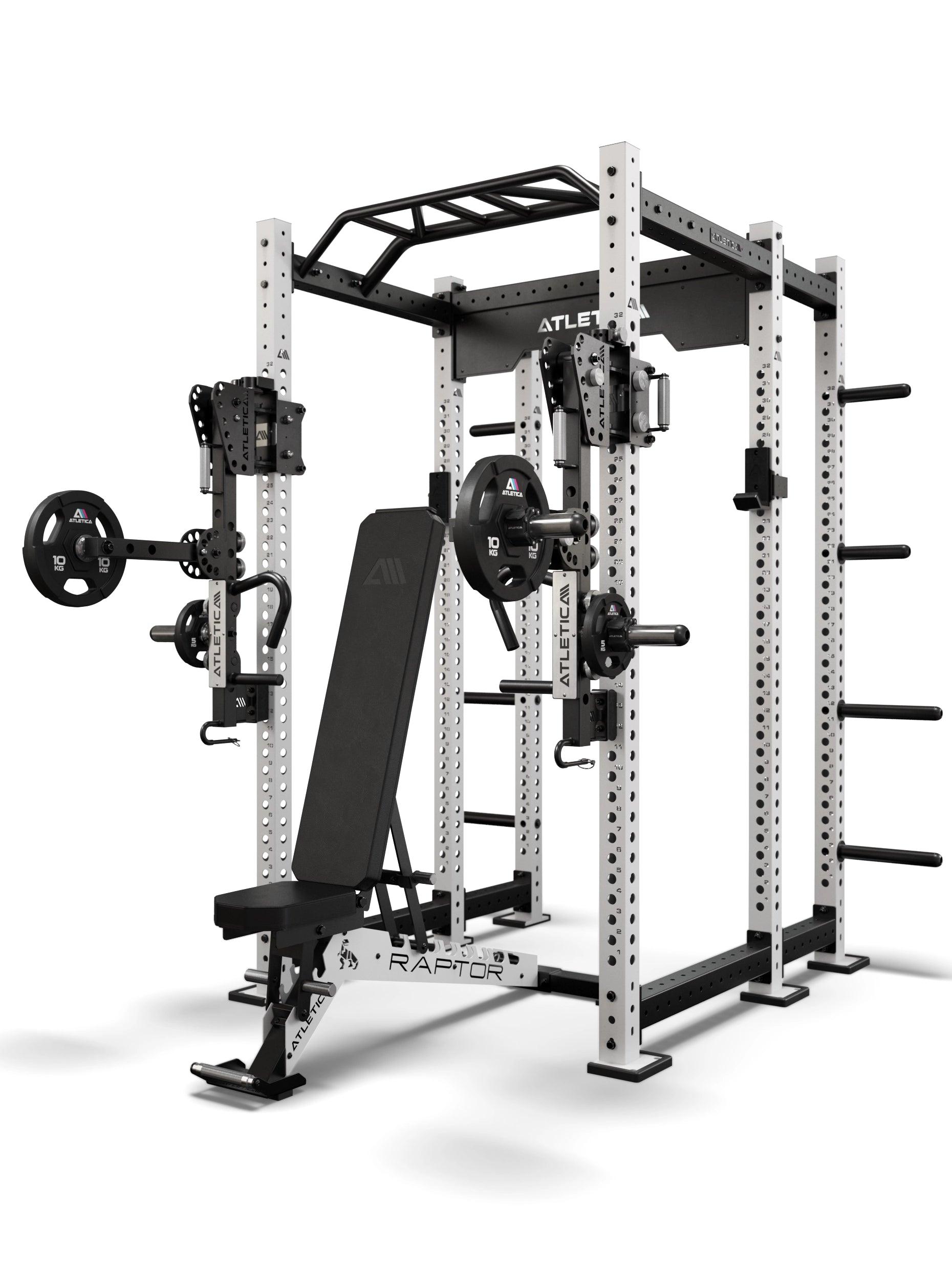 R8 Apache | Power Rack | Bílá  ARC