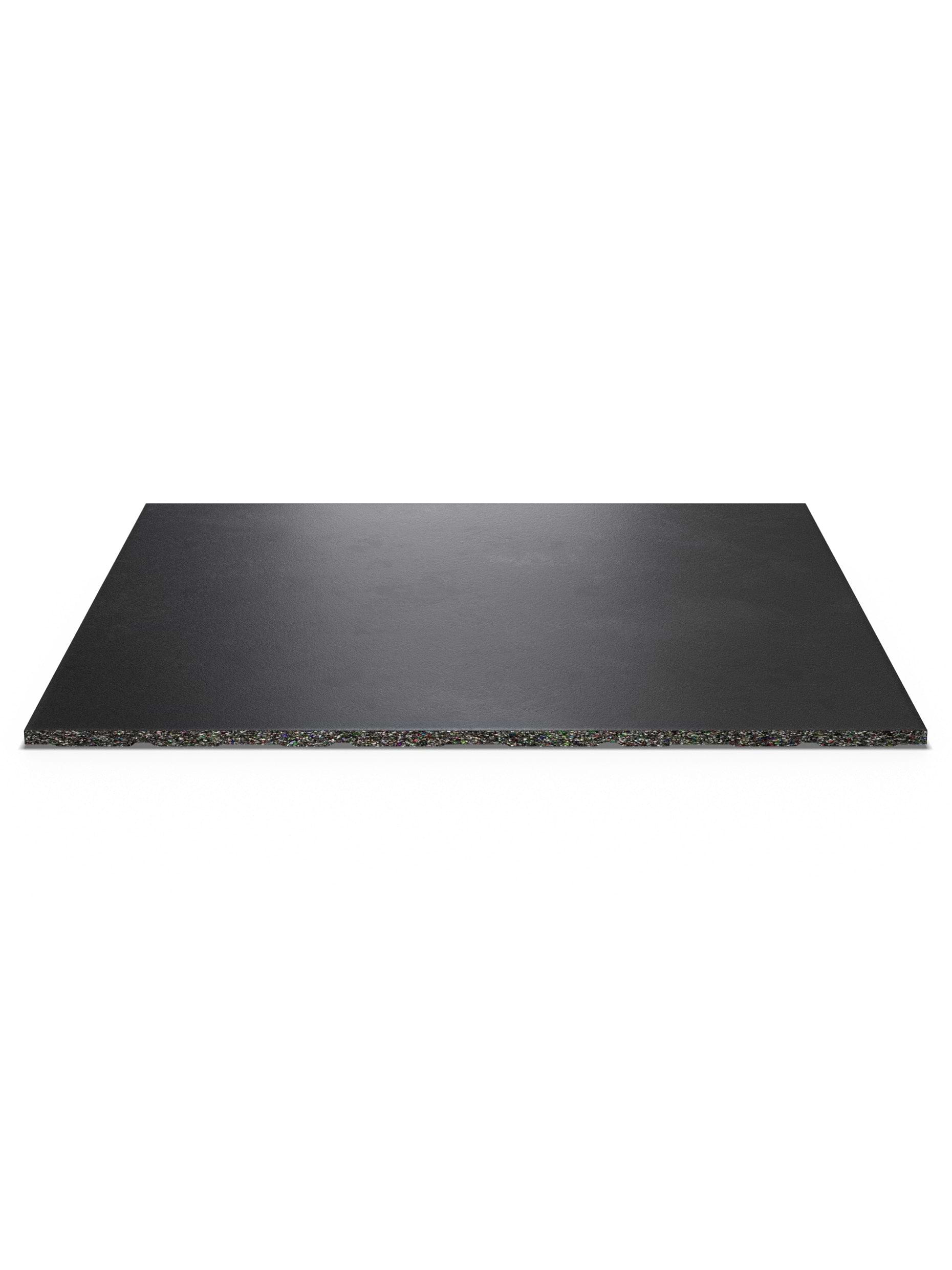 Bodenschutz | MaxProtect Bodenschutz 20 mm 100x100cm, hochwertiges Kautschuk | Steckverbindung | Feingranulat Oberfläche | Geruchsarm | TÜV