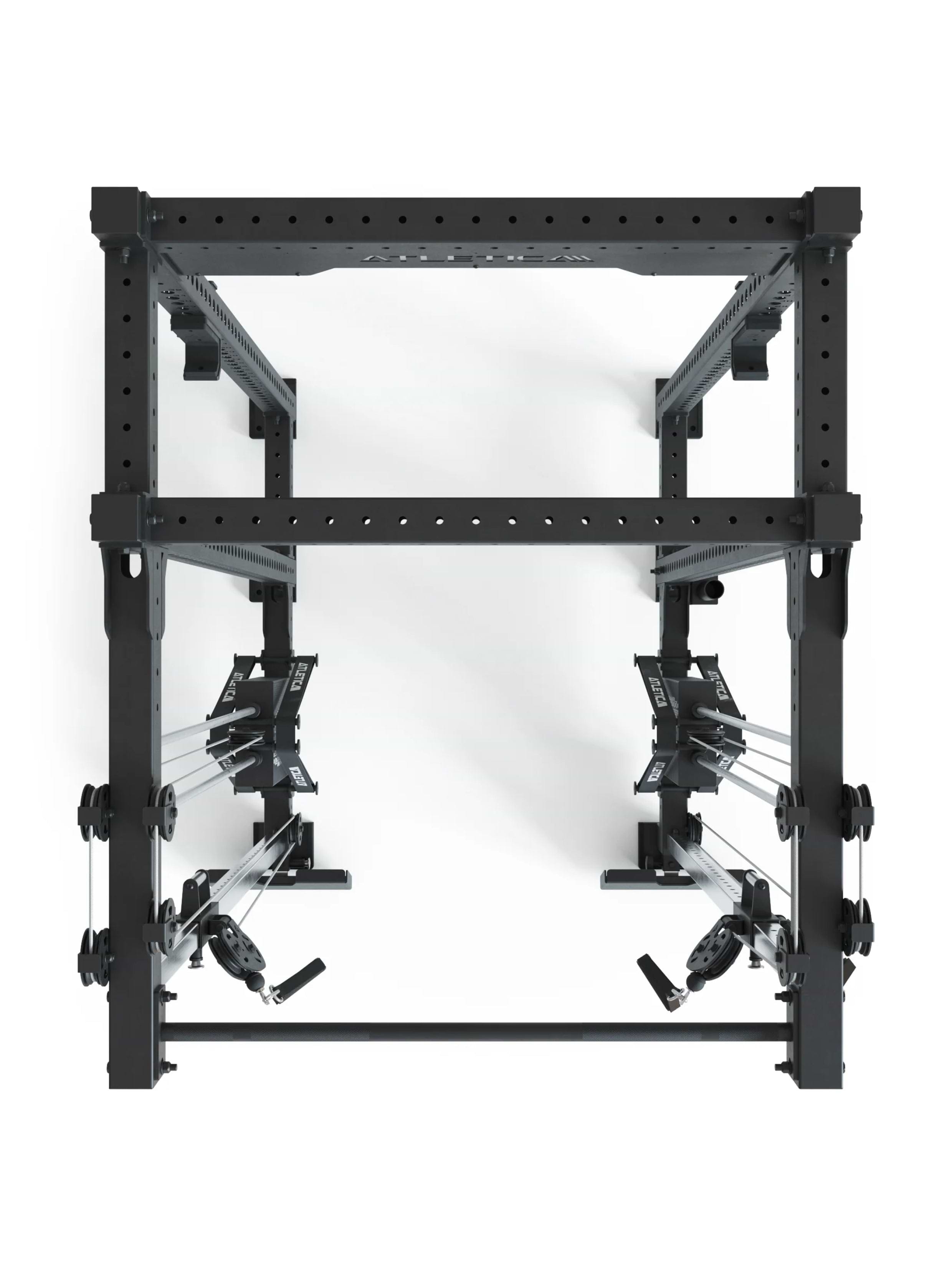 R8-Duality Pro Shallow: Kabelzug, Pull-Up Bar, J-Cups, Logo Plate, Bar Holder