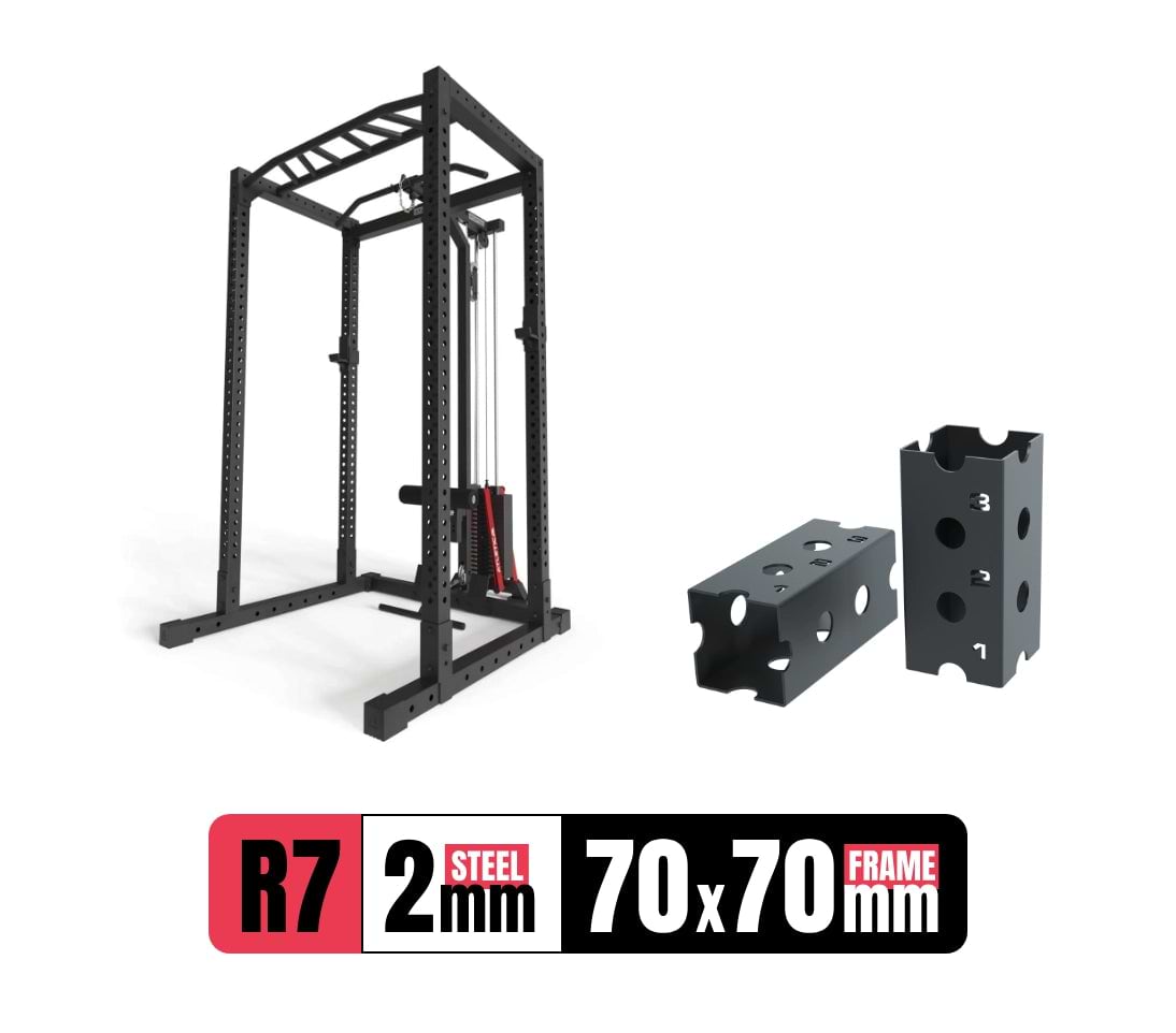 Power Rack R7 Series Stahlprofil Angaben
