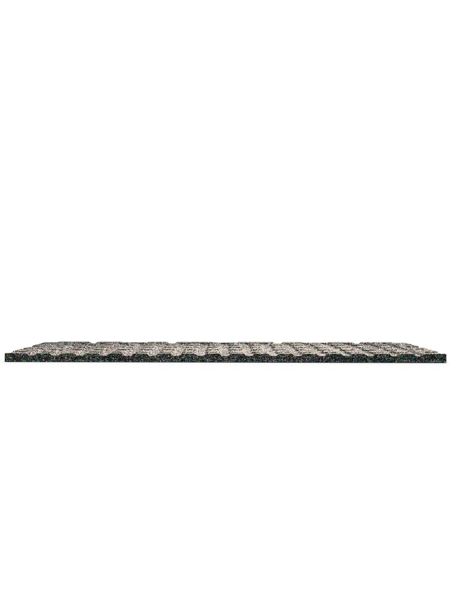 Bodenschutz | MaxProtect Bodenschutz 20 mm 100x100cm, hochwertiges Kautschuk | Steckverbindung | Feingranulat Oberfläche | Geruchsarm | TÜV