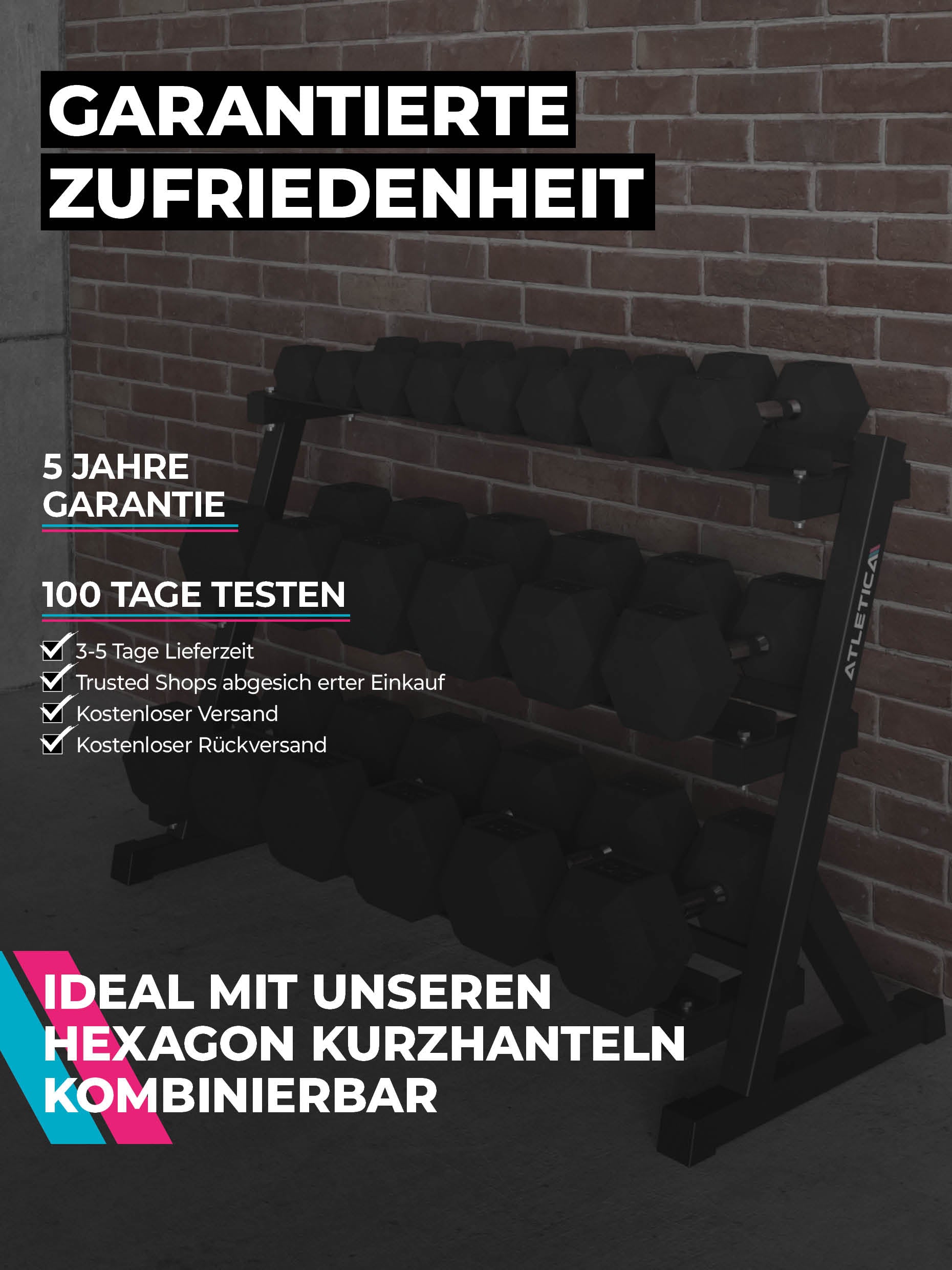 Kurzhantelablage HellHound Gewichtsablage: für bis zu 22 Hanteln
