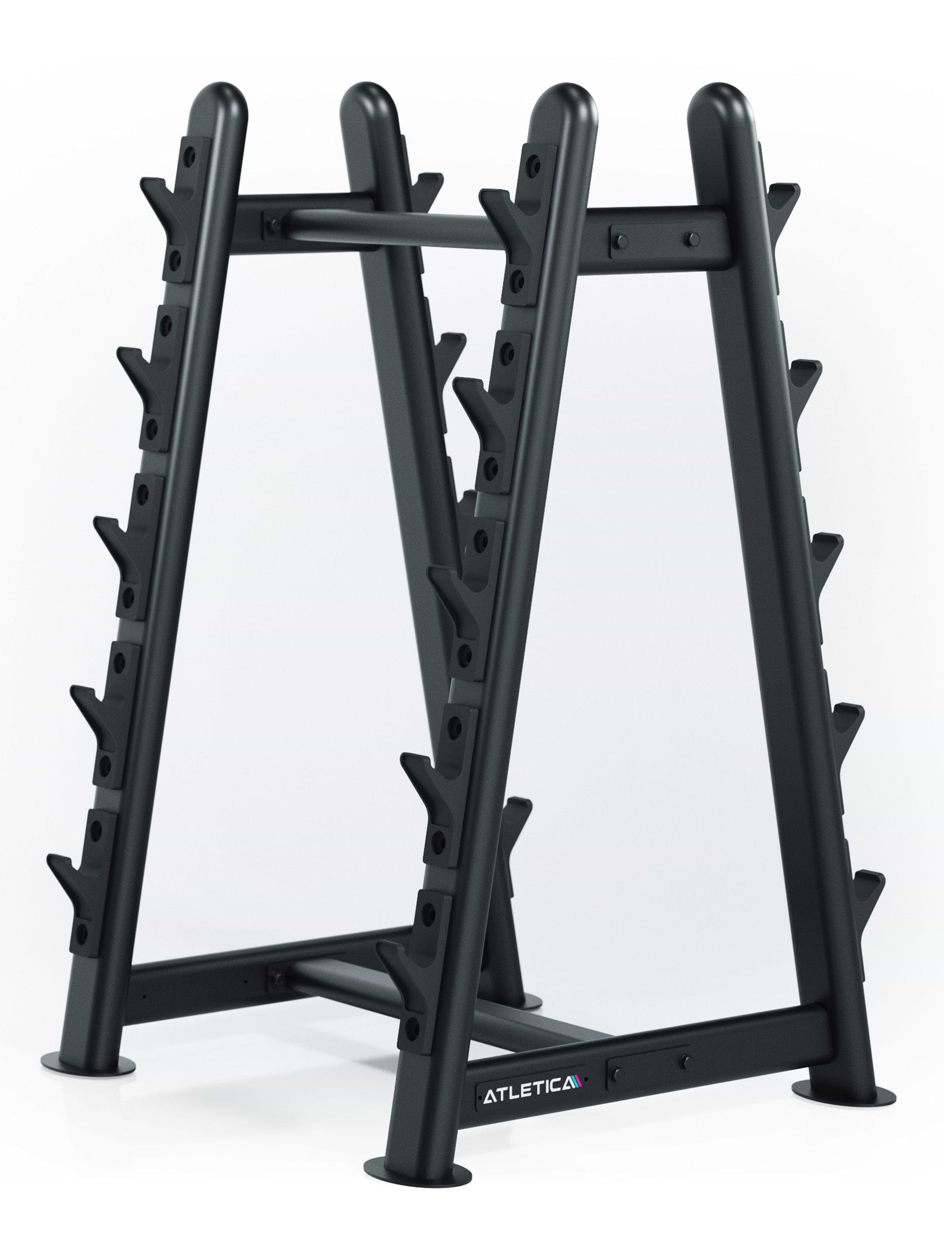 Langhantel-Ablage: sichere Aufbewahrung für 10 Langhanteln, kompaktes Design, 800kg Belastbarkeit, mehr Ordnung im Trainingsraum