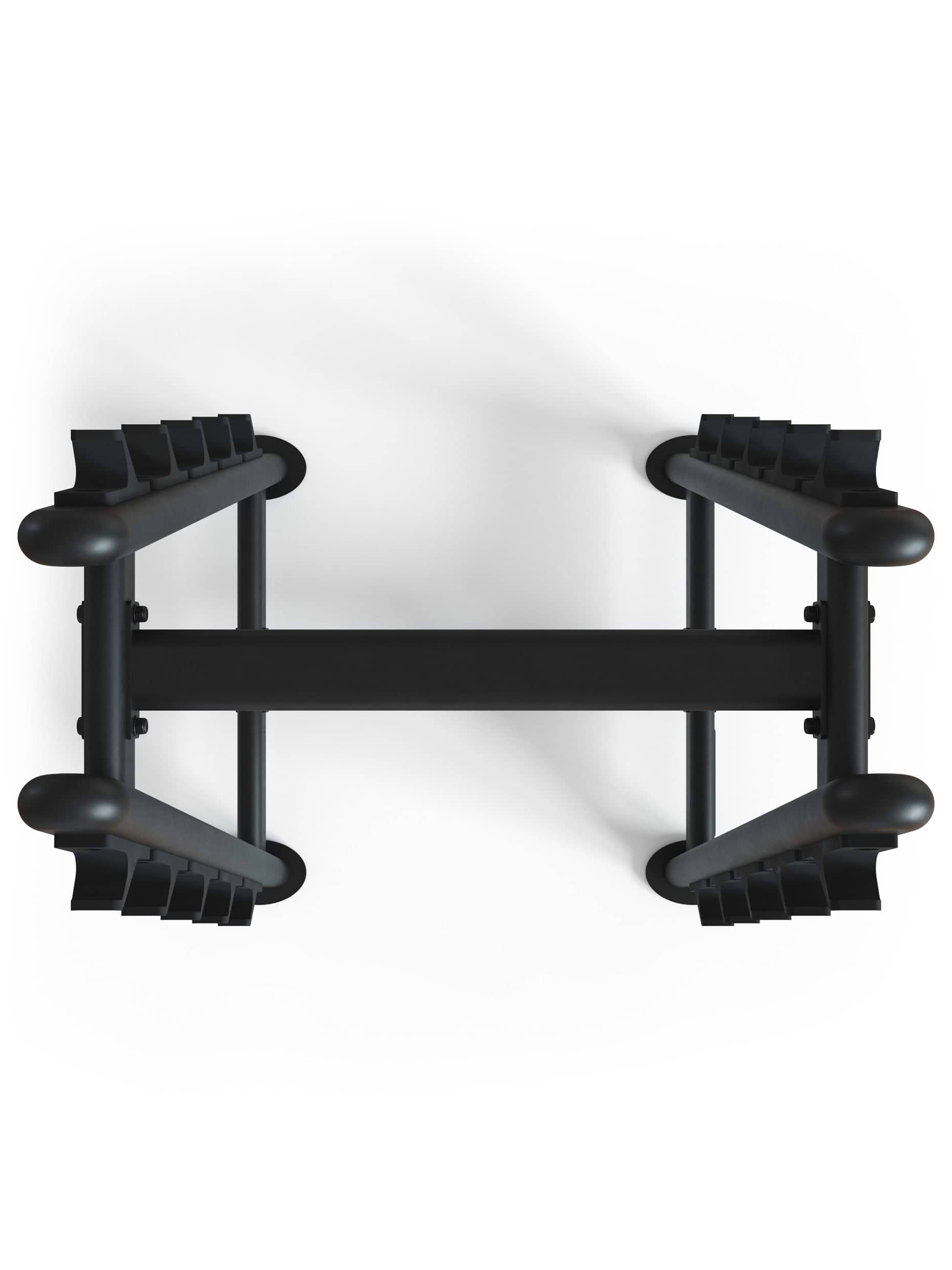 Langhantel-Ablage: kompaktes Design