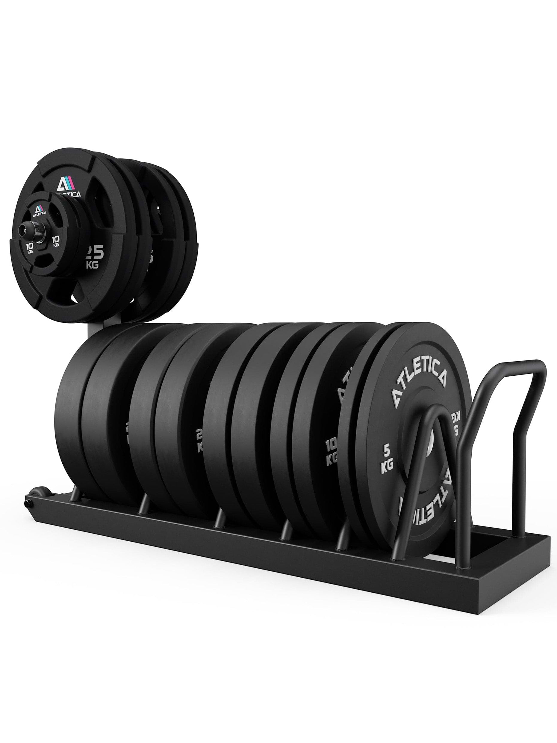 Hantelscheiben Ablage Tusker: Kompakter Scheibenständer | 6 Fächer