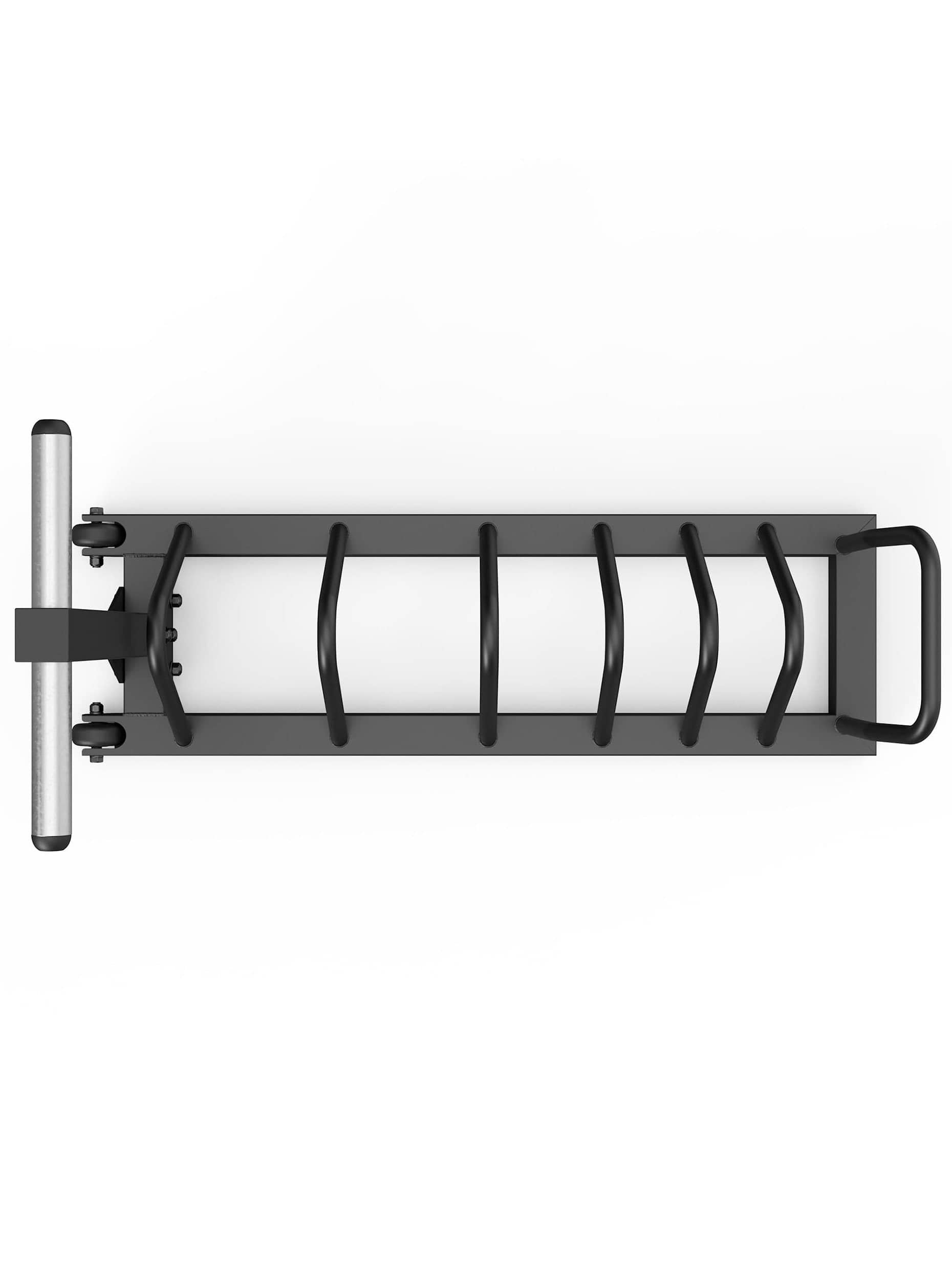 Hantelscheiben Ablage Tusker: 24 kg | bis 900 kg belastbar | Transportrollen und Griff