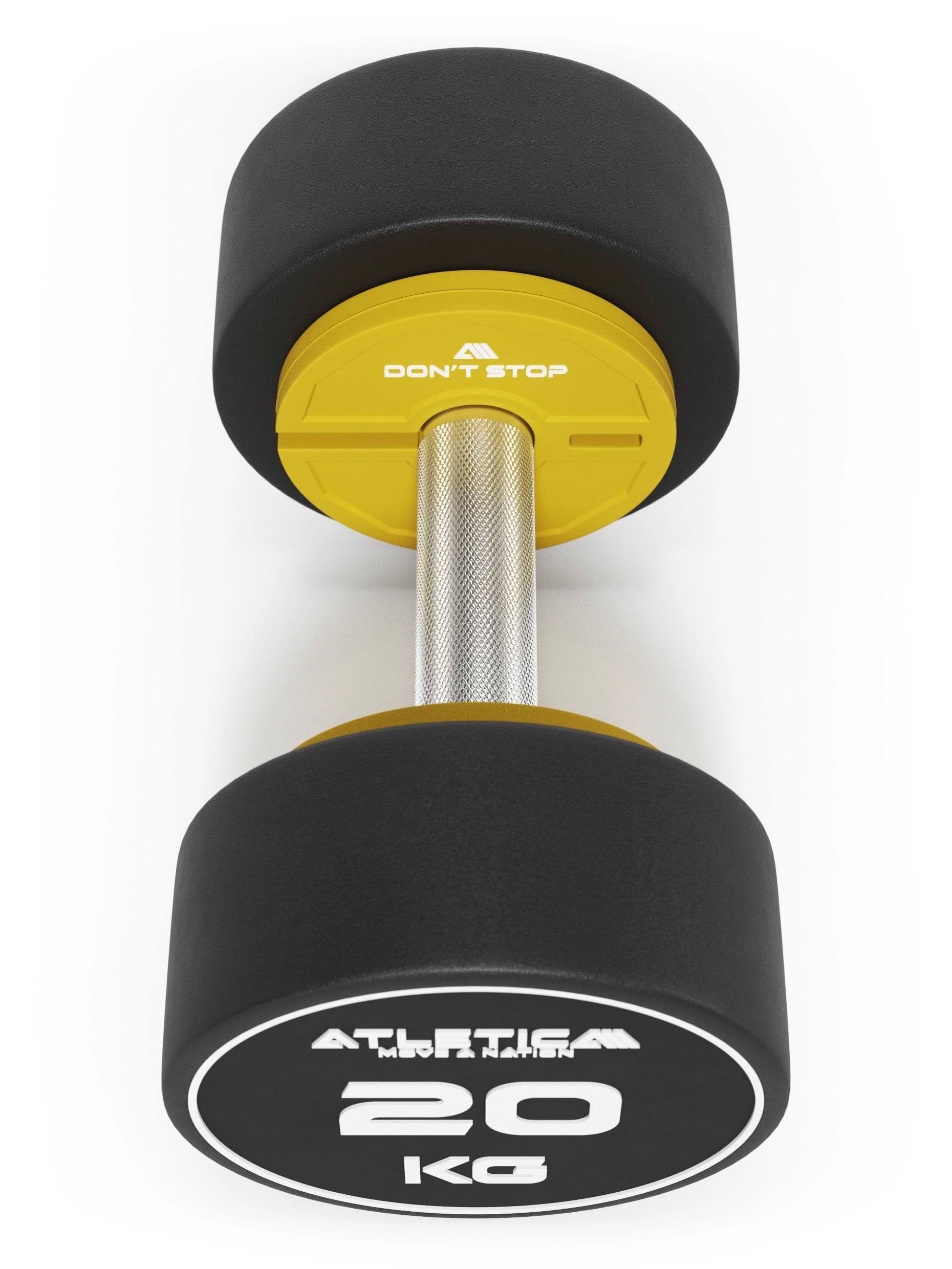 Add-On Flex Plates in gelb für Kurzhantel Training